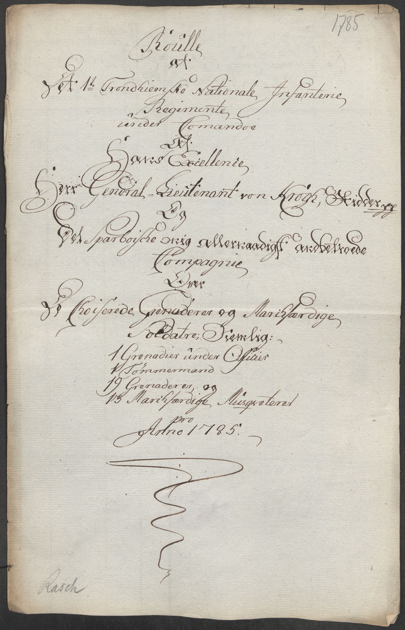 Generalitets- og kommissariatskollegiet, Det kongelige norske kommissariatskollegium, RA/EA-5420/E/Eh/L0001b: Diverse, 1659-1807, p. 112