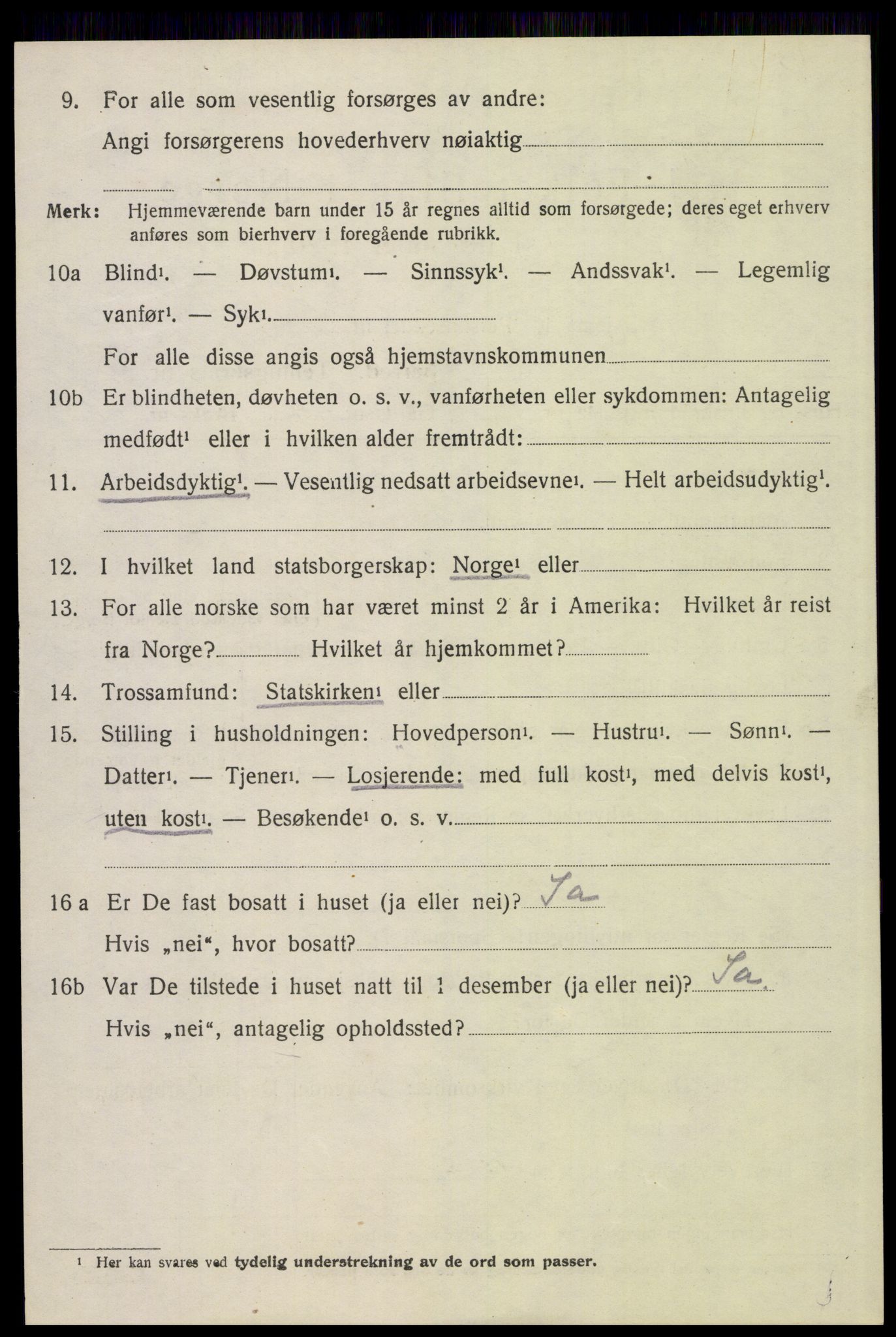 SAH, 1920 census for Åmot, 1920, p. 5226