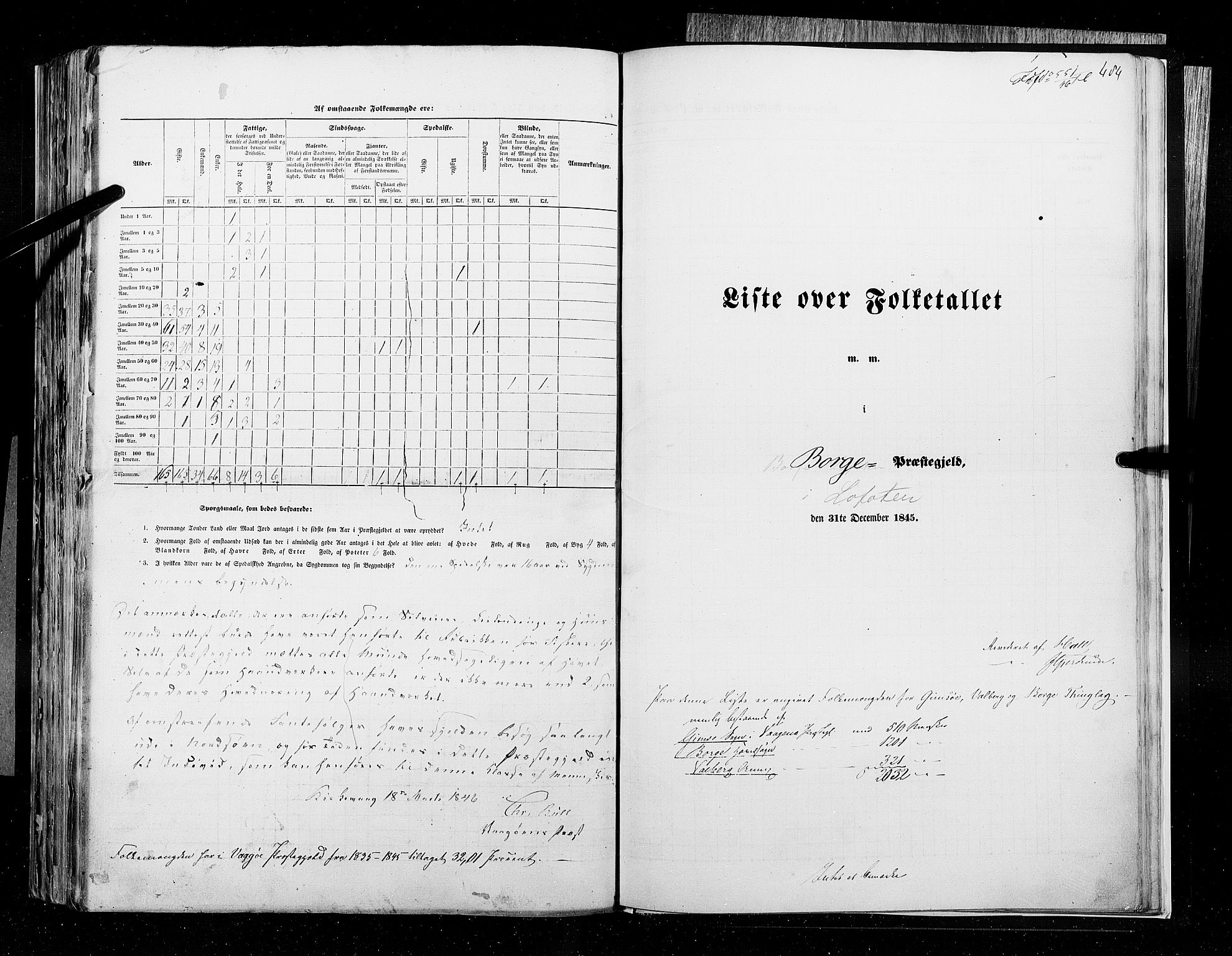 RA, Census 1845, vol. 9B: Nordland amt, 1845, p. 484