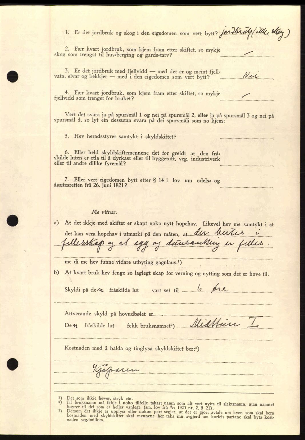 Romsdal sorenskriveri, AV/SAT-A-4149/1/2/2C: Mortgage book no. A7, 1939-1939, Diary no: : 1199/1939