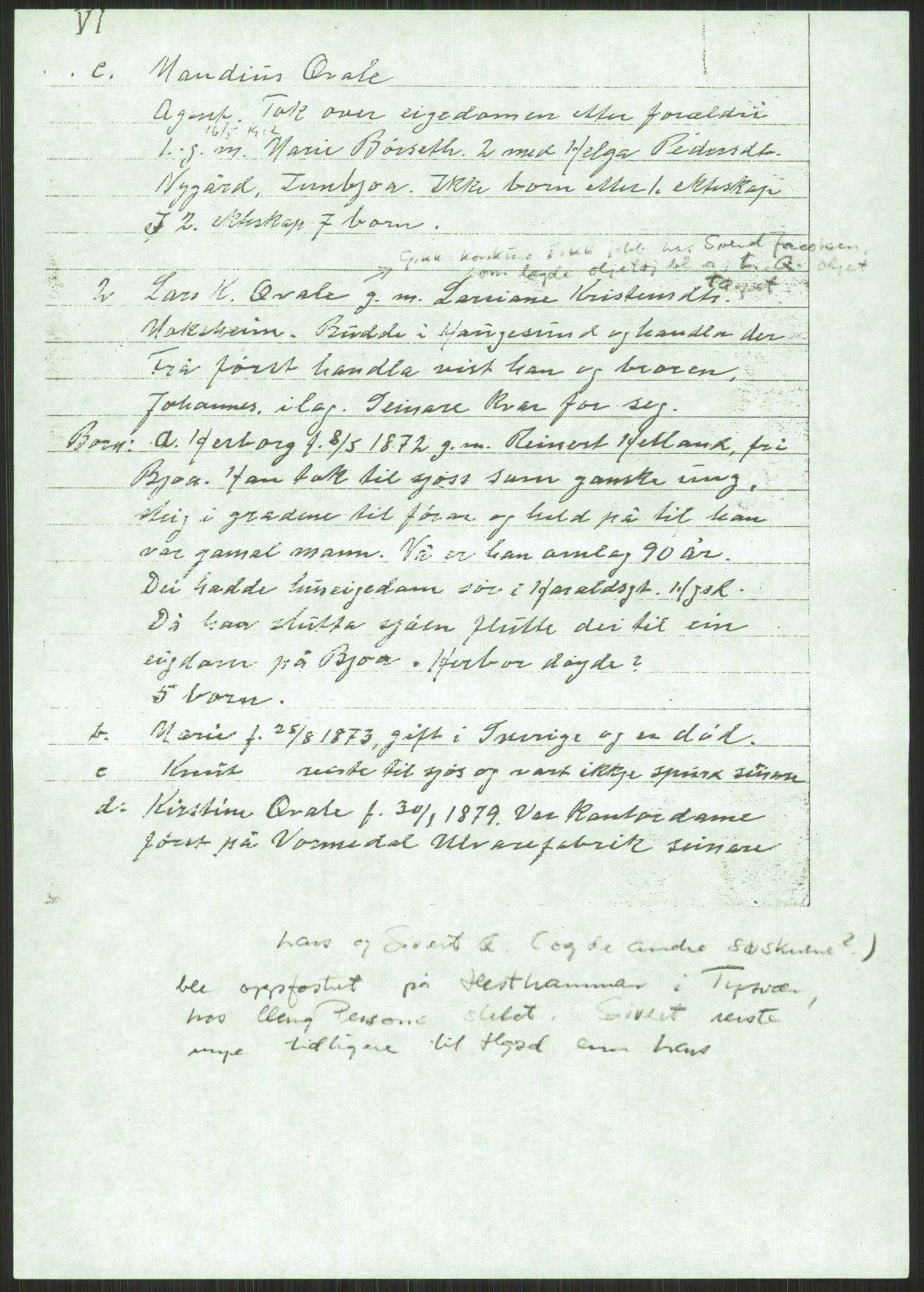 Samlinger til kildeutgivelse, Amerikabrevene, AV/RA-EA-4057/F/L0029: Innlån fra Rogaland: Helle - Tysvær, 1838-1914, p. 171