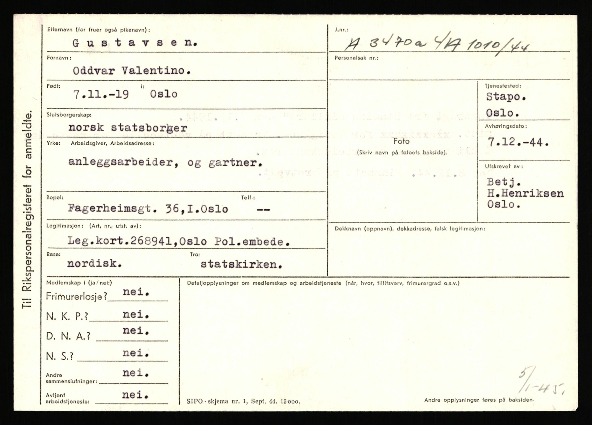 Statspolitiet - Hovedkontoret / Osloavdelingen, AV/RA-S-1329/C/Ca/L0005: Furali - Hamula, 1943-1945, p. 3298