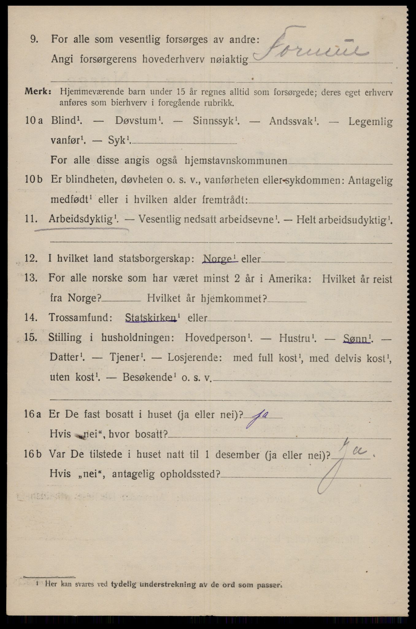 SAT, 1920 census for Trondheim, 1920, p. 35847