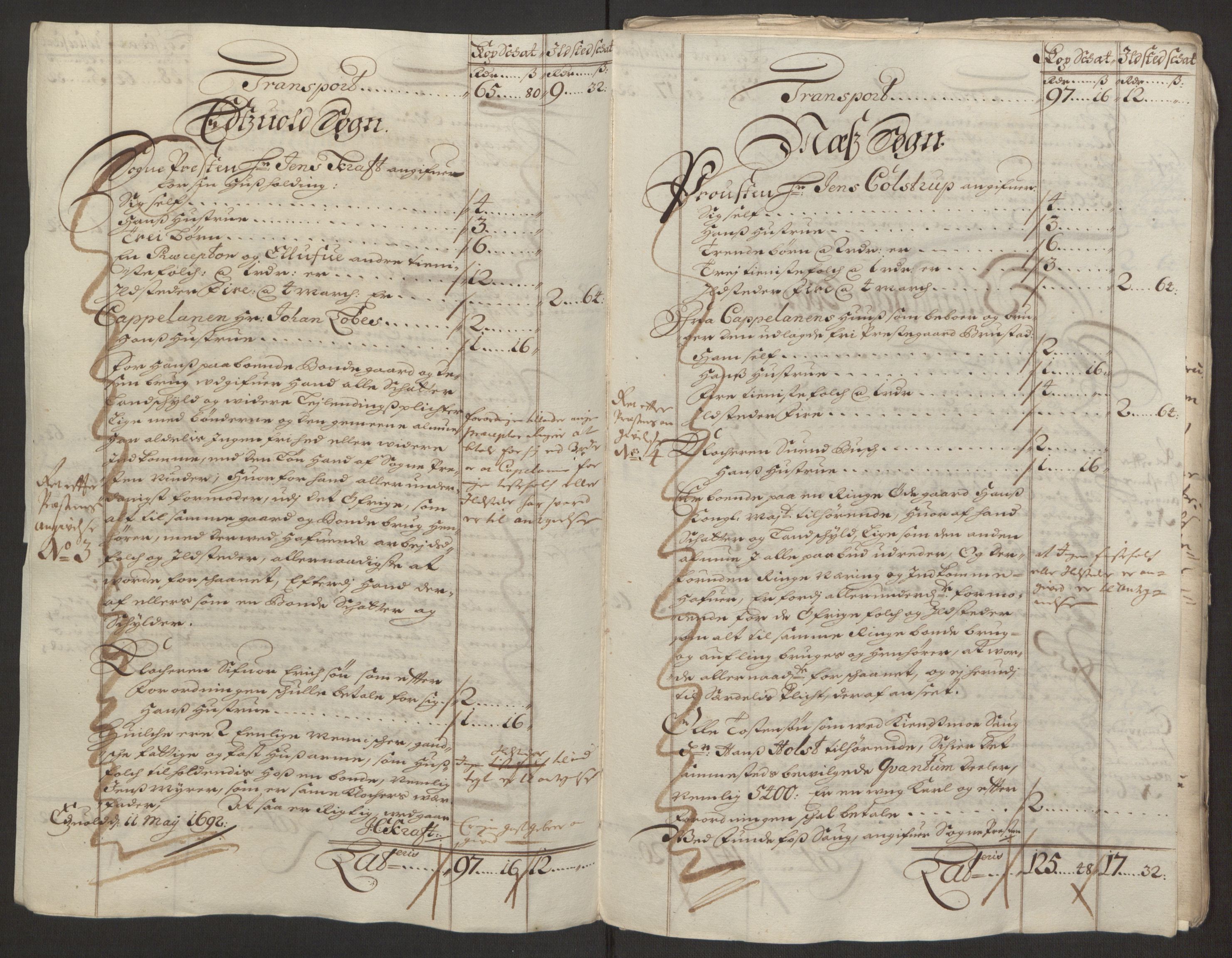 Rentekammeret inntil 1814, Reviderte regnskaper, Fogderegnskap, RA/EA-4092/R12/L0704: Fogderegnskap Øvre Romerike, 1692, p. 254