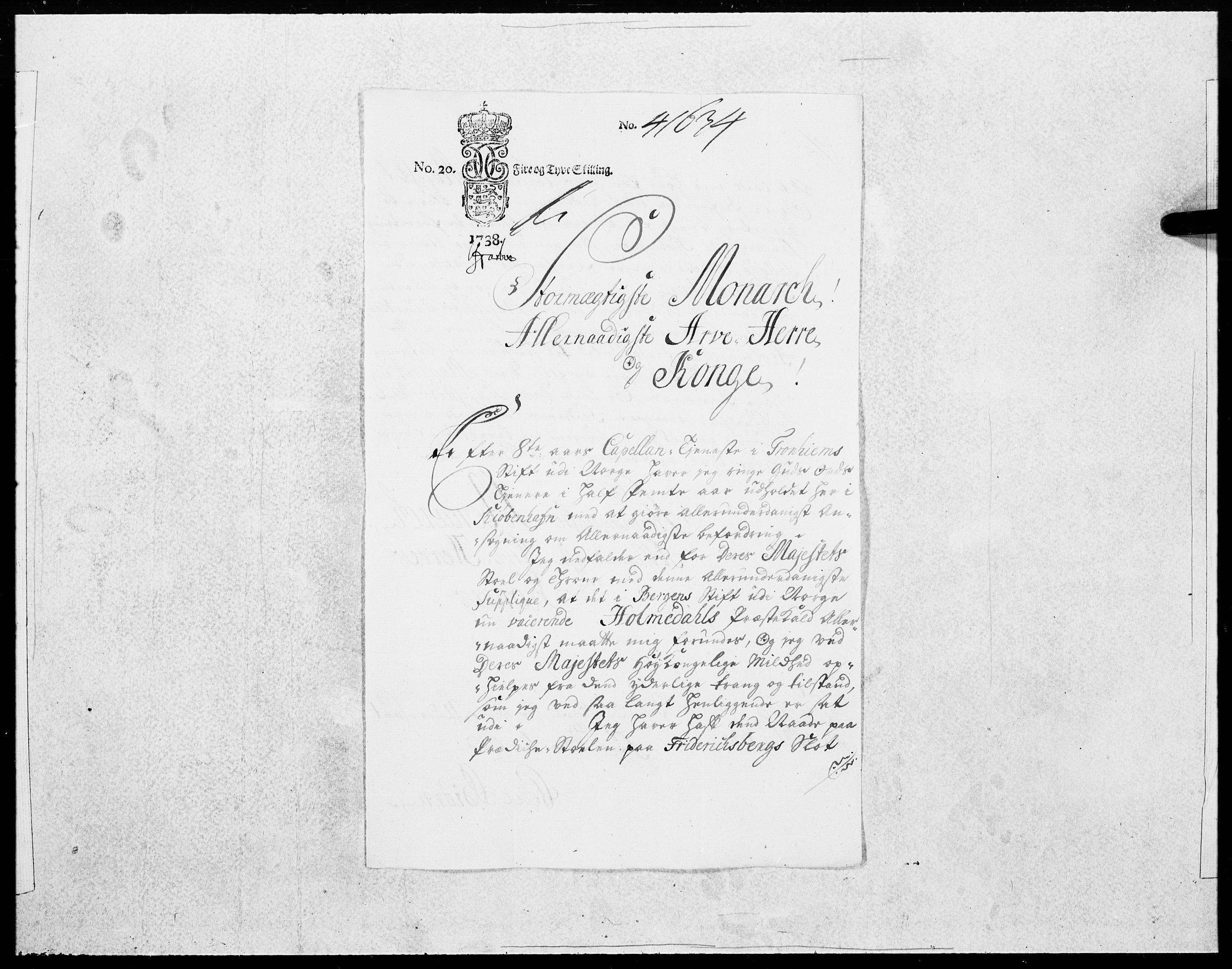 Danske Kanselli 1572-1799, AV/RA-EA-3023/F/Fc/Fcc/Fcca/L0128: Norske innlegg 1572-1799, 1738, p. 21