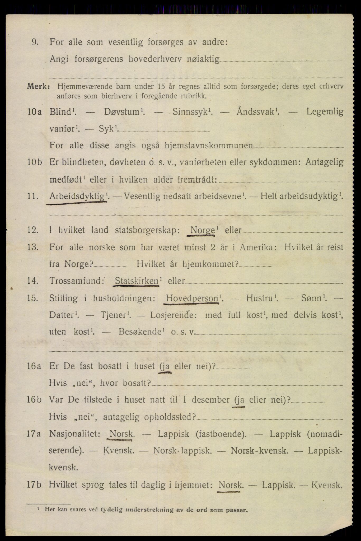 SAT, 1920 census for Værøy, 1920, p. 680