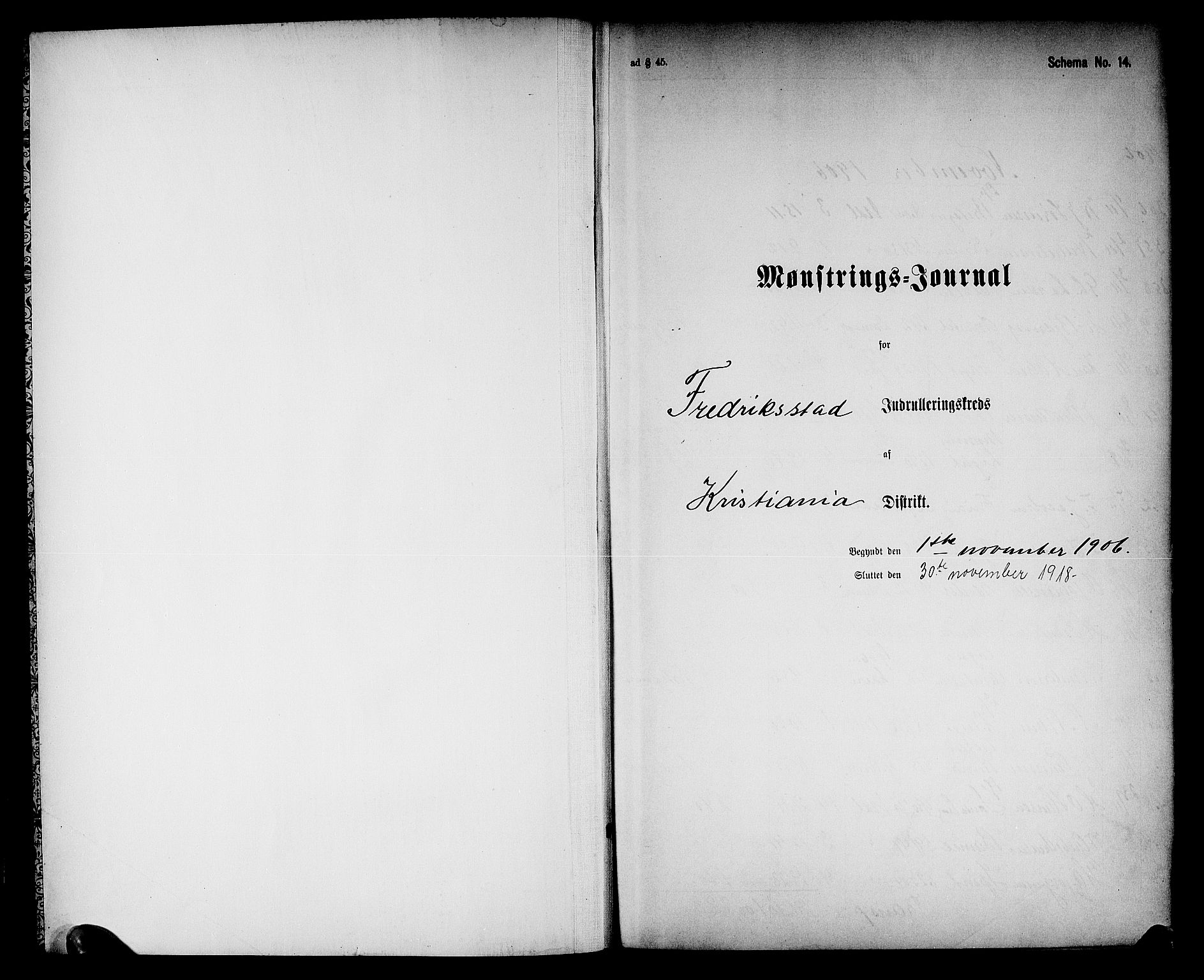 Fredrikstad mønstringskontor, AV/SAO-A-10569b/G/Ga/L0002: Mønstringsjournal, 1906-1918, p. 2