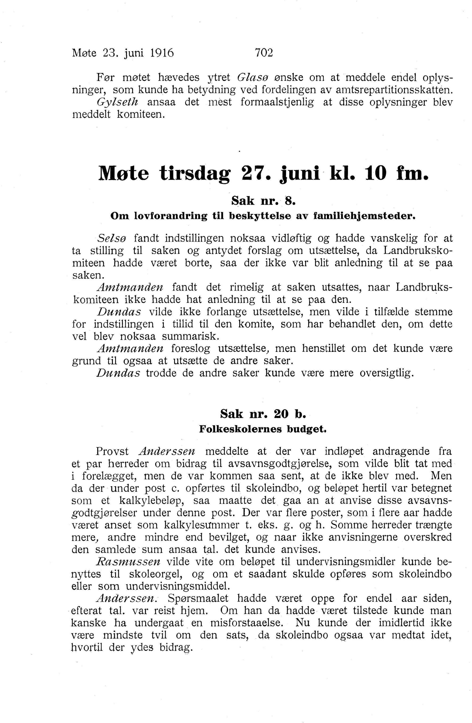 Nordland Fylkeskommune. Fylkestinget, AIN/NFK-17/176/A/Ac/L0039: Fylkestingsforhandlinger 1916, 1916, p. 702