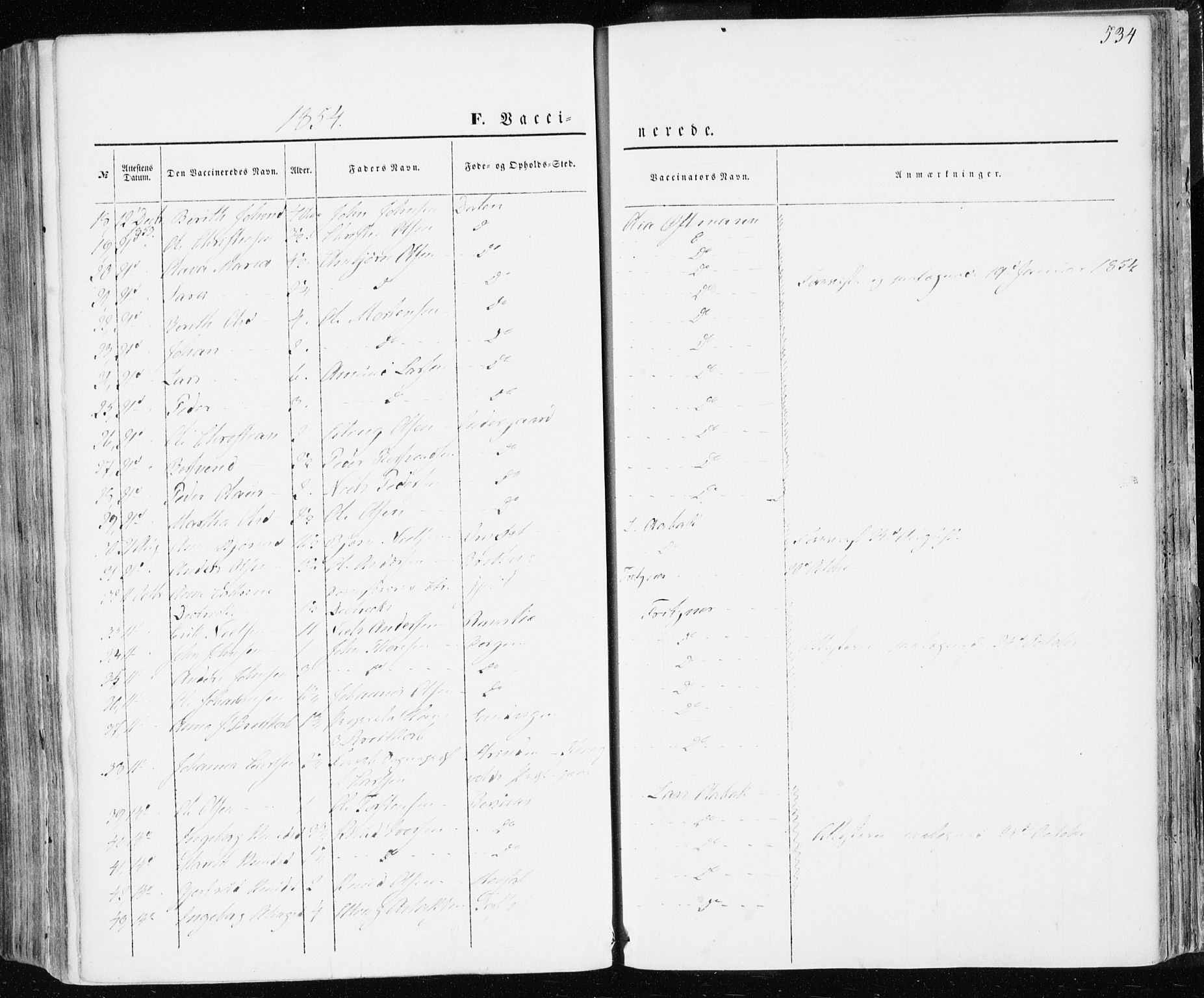 Ministerialprotokoller, klokkerbøker og fødselsregistre - Møre og Romsdal, AV/SAT-A-1454/586/L0984: Parish register (official) no. 586A10, 1844-1856, p. 534