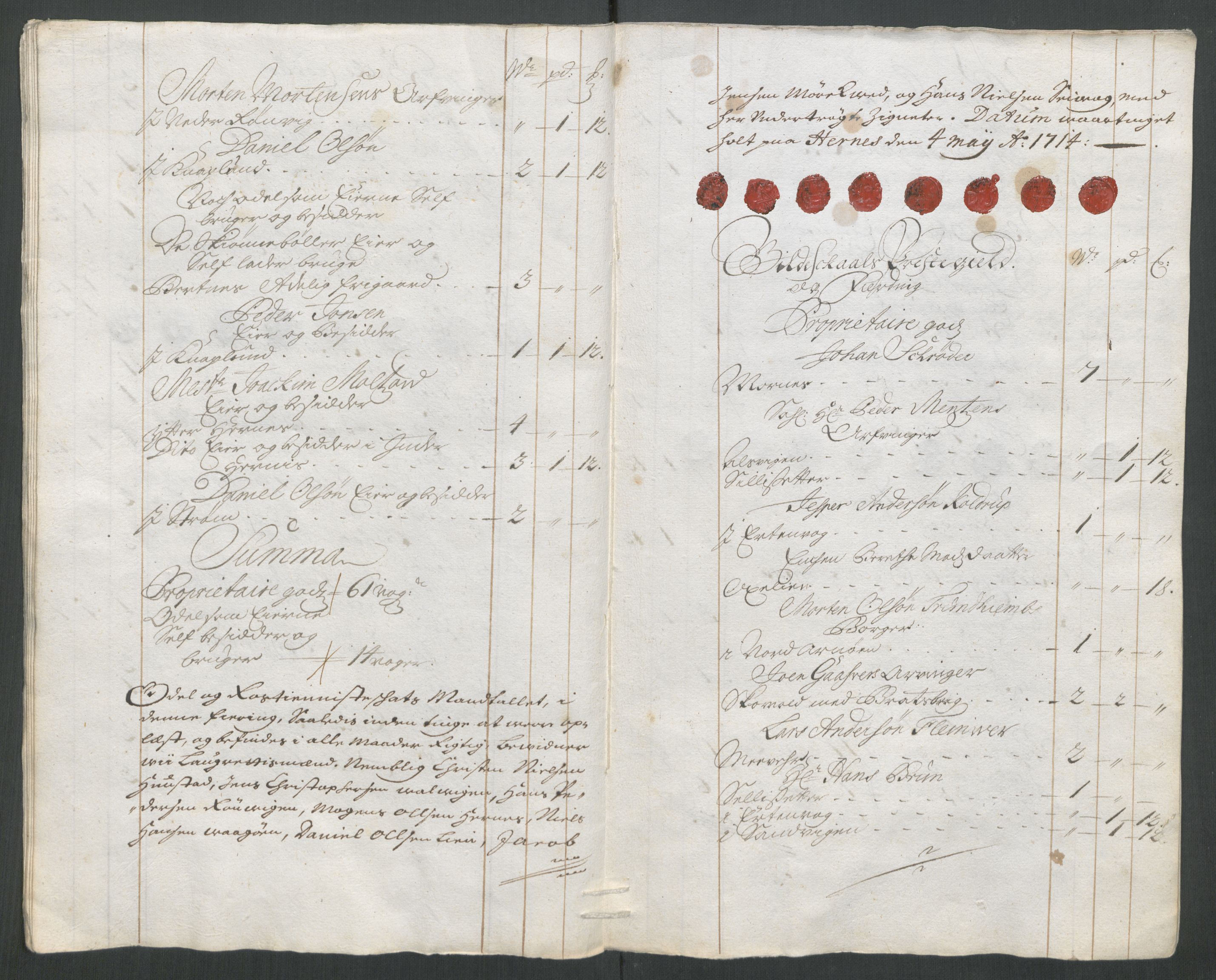 Rentekammeret inntil 1814, Reviderte regnskaper, Fogderegnskap, AV/RA-EA-4092/R66/L4584: Fogderegnskap Salten, 1714, p. 71