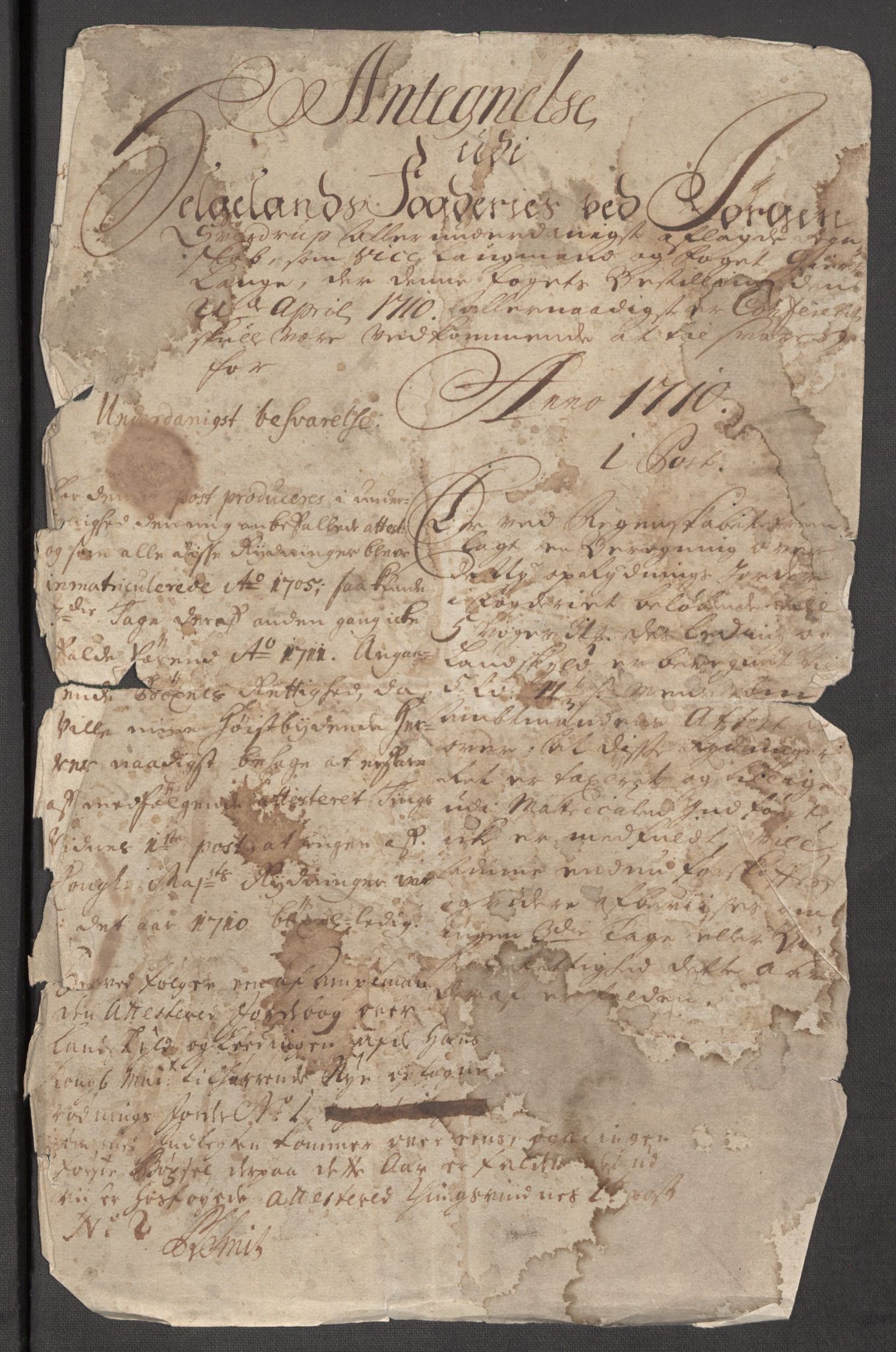 Rentekammeret inntil 1814, Reviderte regnskaper, Fogderegnskap, RA/EA-4092/R65/L4511: Fogderegnskap Helgeland, 1710-1711, p. 133