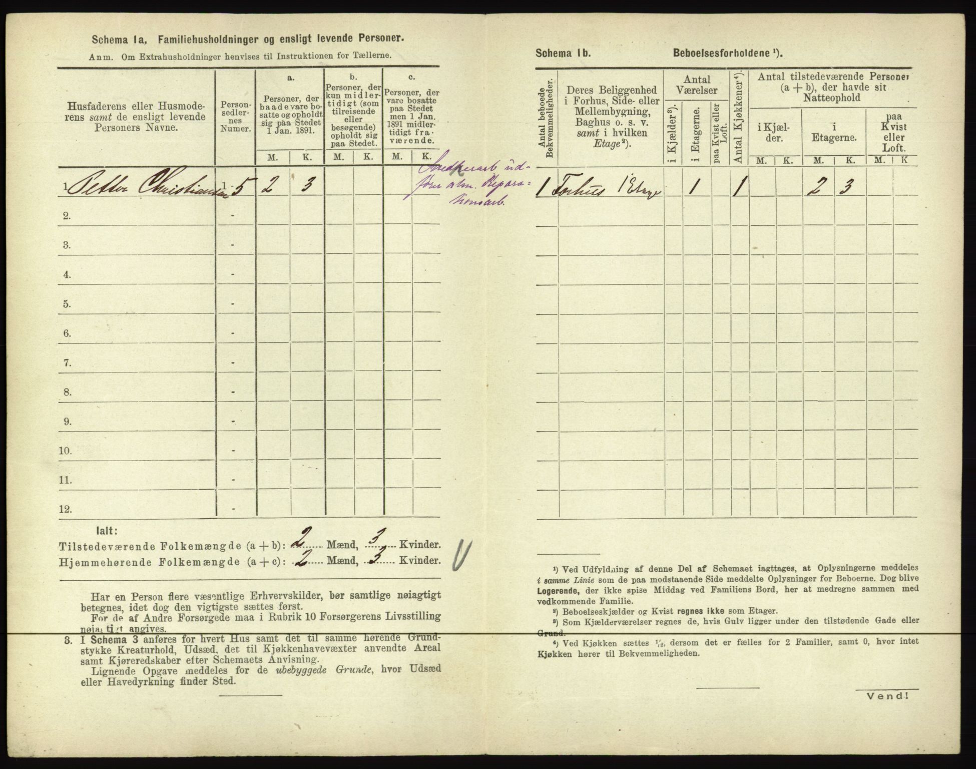 RA, 1891 census for 0601 Hønefoss, 1891, p. 298