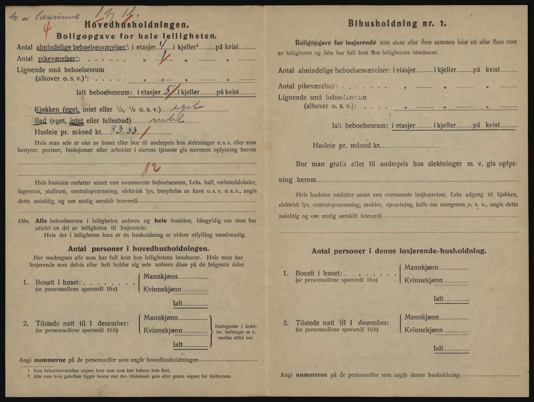 SATØ, 1920 census for Harstad, 1920, p. 1406