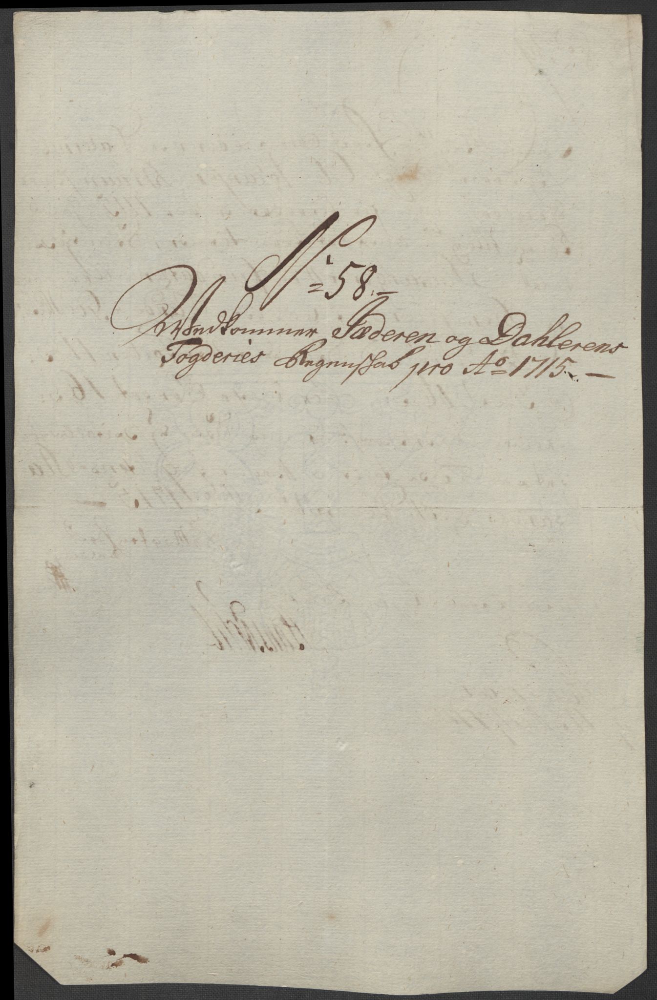 Rentekammeret inntil 1814, Reviderte regnskaper, Fogderegnskap, AV/RA-EA-4092/R46/L2740: Fogderegnskap Jæren og Dalane, 1715-1716, p. 206