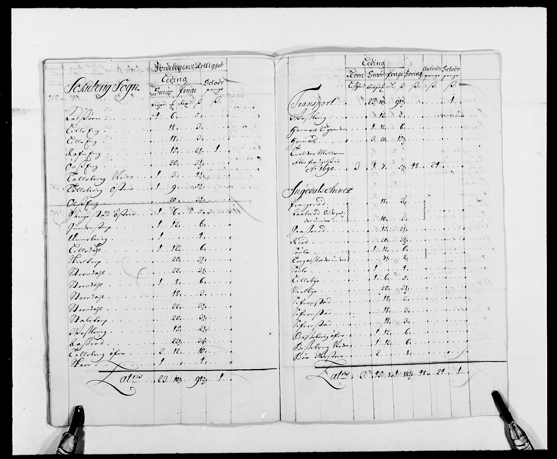 Rentekammeret inntil 1814, Reviderte regnskaper, Fogderegnskap, AV/RA-EA-4092/R01/L0010: Fogderegnskap Idd og Marker, 1690-1691, p. 310