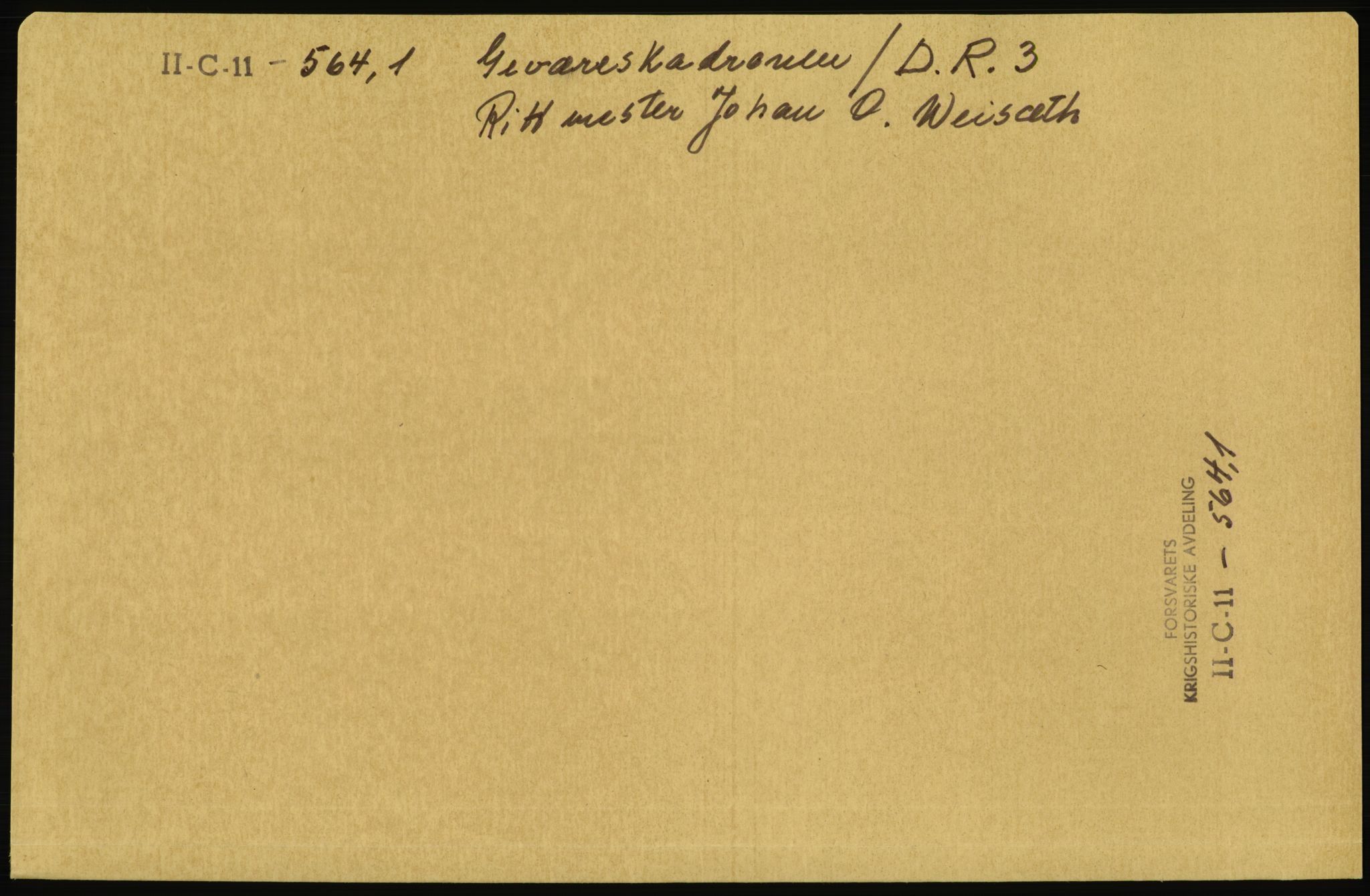 Forsvaret, Forsvarets krigshistoriske avdeling, RA/RAFA-2017/Y/Yb/L0118: II-C-11-564  -  5. Divisjon., 1940, p. 1