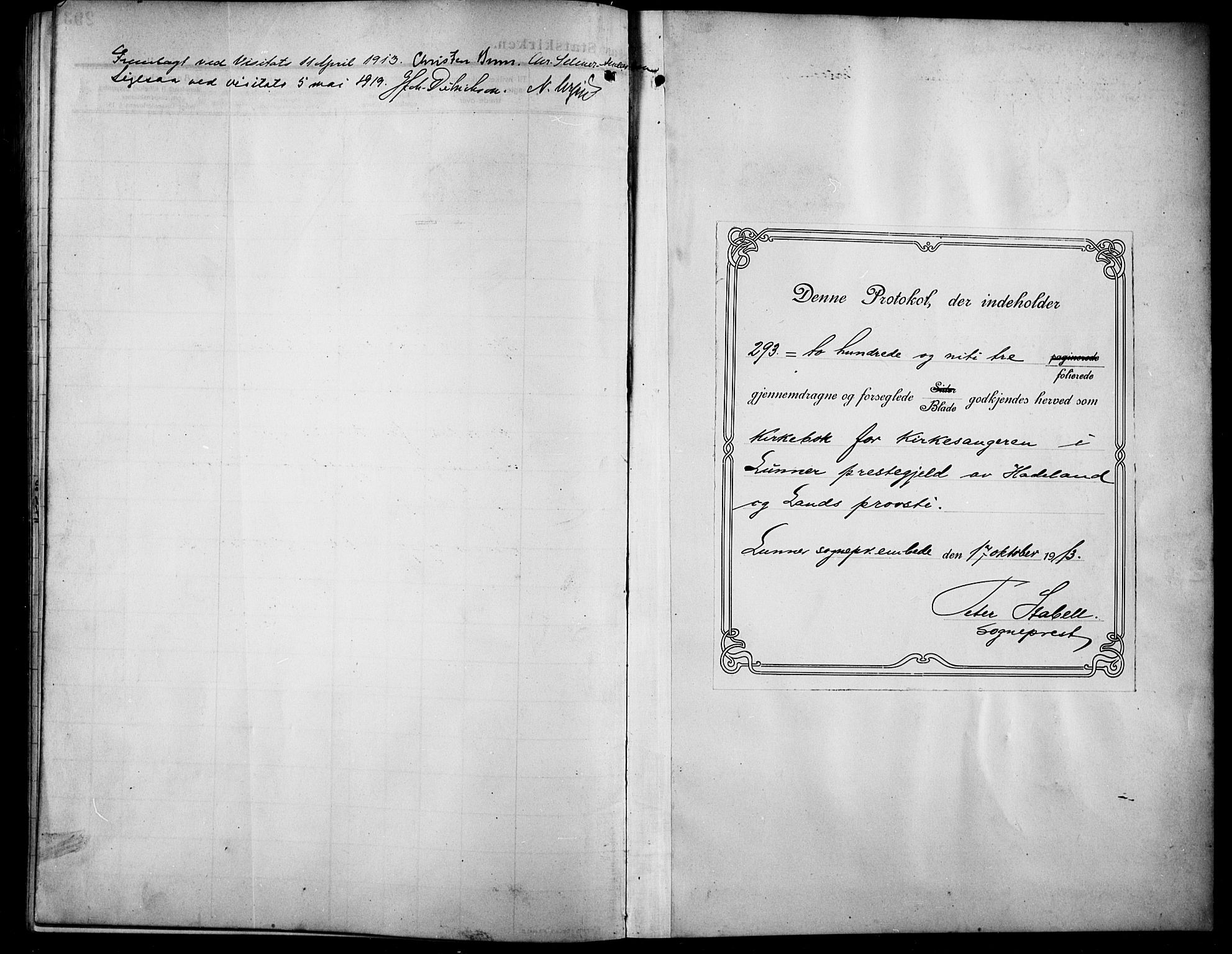 Lunner prestekontor, SAH/PREST-118/H/Ha/Hab/L0001: Parish register (copy) no. 1, 1909-1922