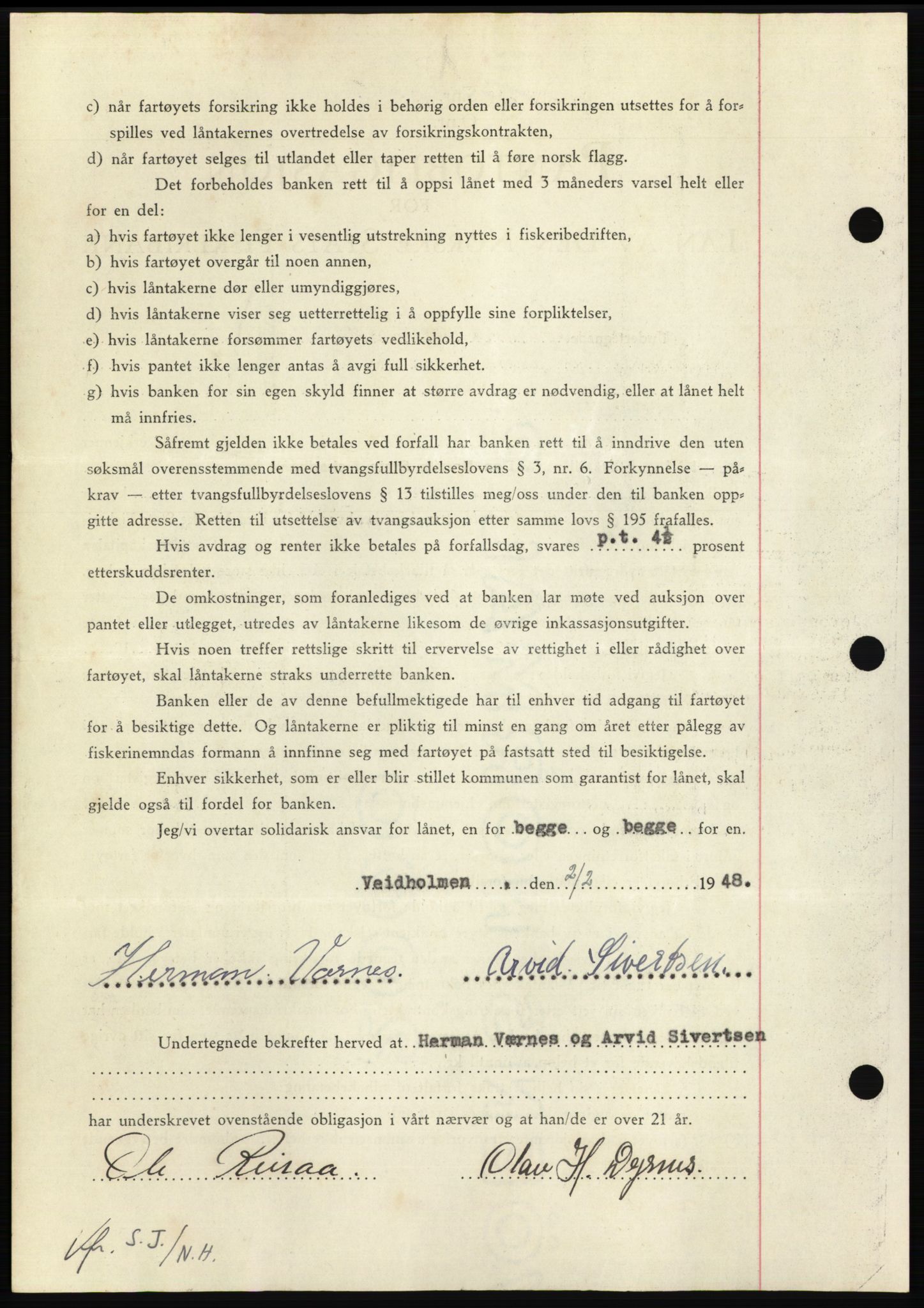 Nordmøre sorenskriveri, AV/SAT-A-4132/1/2/2Ca: Mortgage book no. B98, 1948-1948, Diary no: : 1018/1948