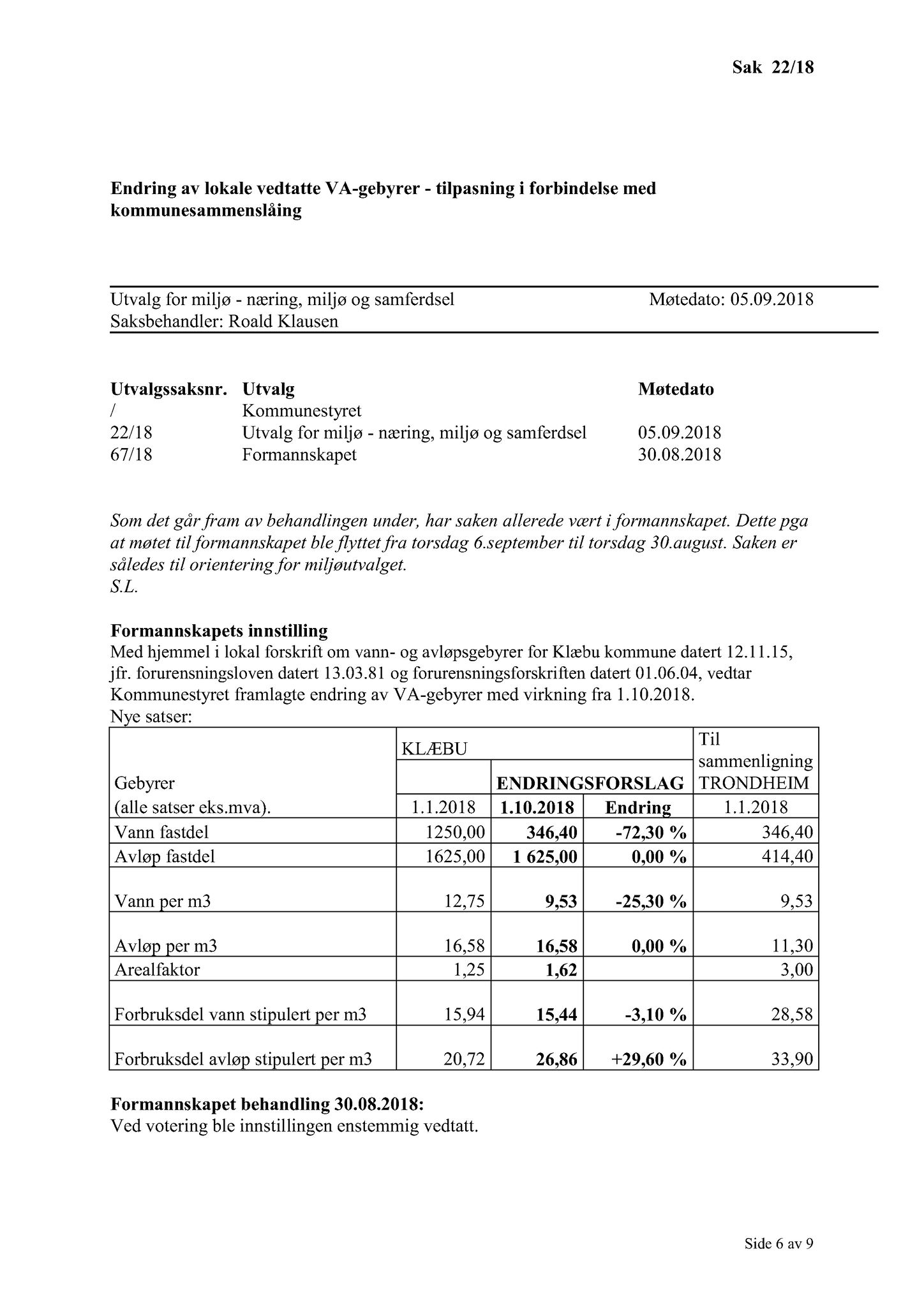 Klæbu Kommune, TRKO/KK/06-UM/L005: Utvalg for miljø - Møtedokumenter 2018, 2018, p. 699