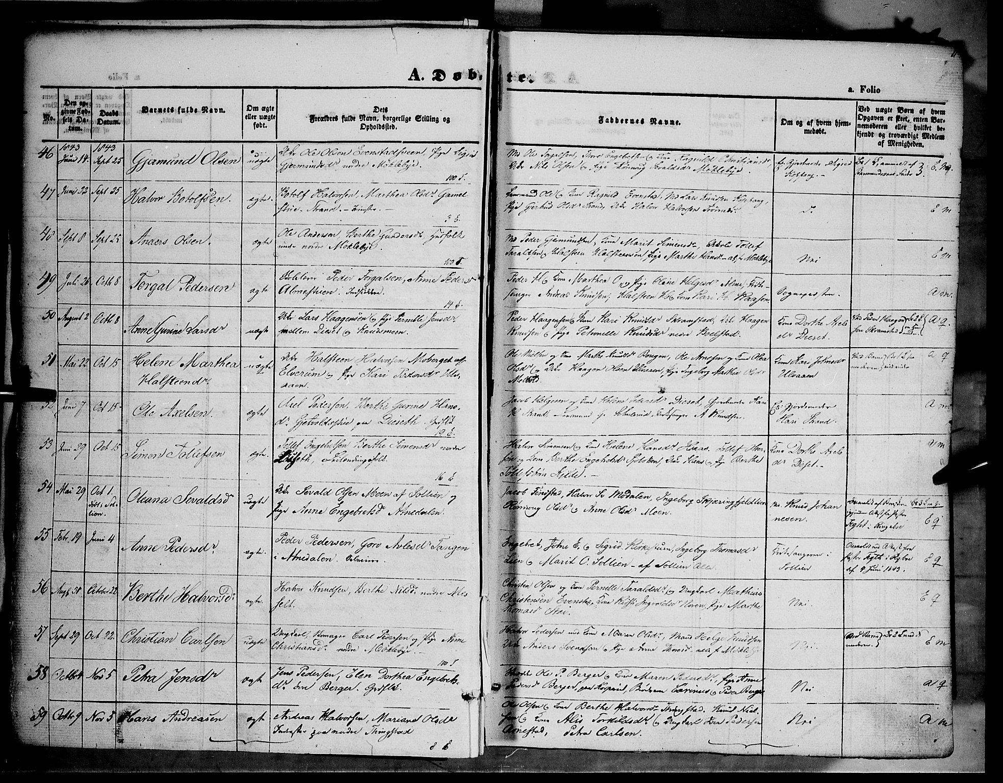 Åmot prestekontor, Hedmark, AV/SAH-PREST-056/H/Ha/Haa/L0006: Parish register (official) no. 6, 1842-1861, p. 11