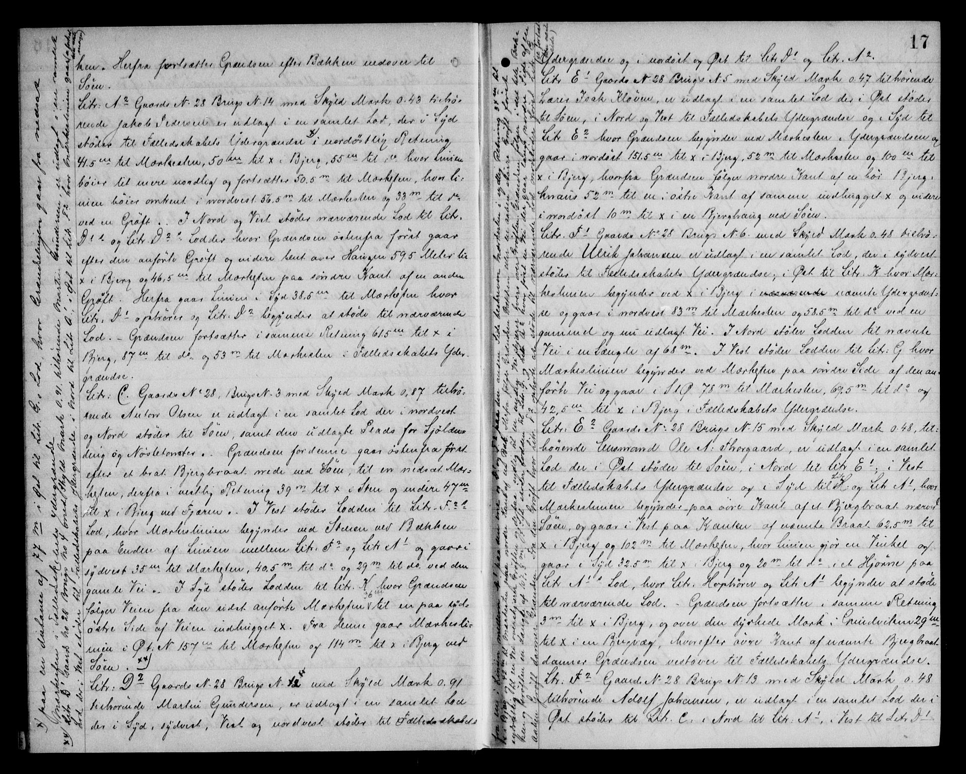 Fosen sorenskriveri, AV/SAT-A-1107/1/2/2C/L0039: Mortgage book no. 30, 1905-1906, p. 17