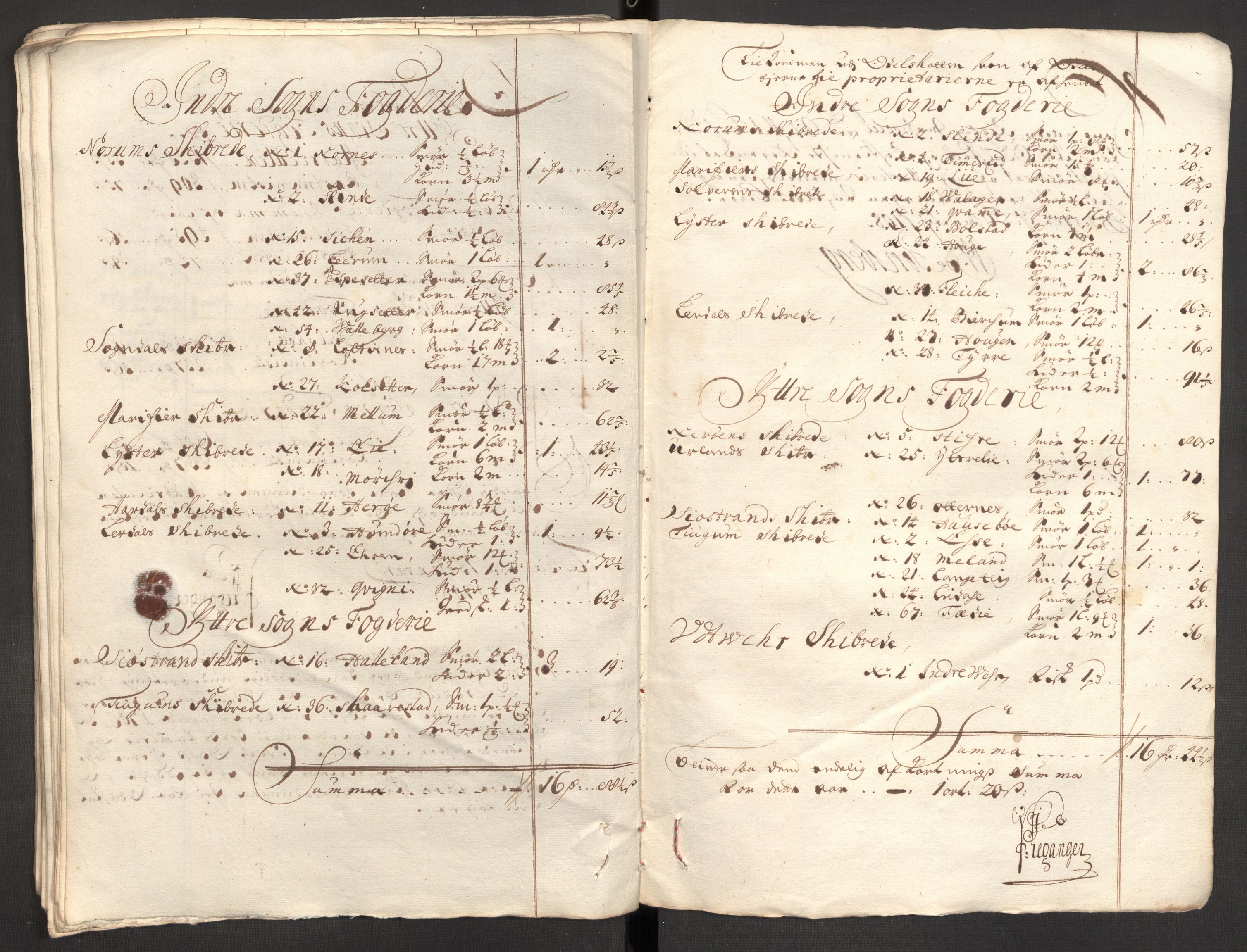 Rentekammeret inntil 1814, Reviderte regnskaper, Fogderegnskap, RA/EA-4092/R52/L3314: Fogderegnskap Sogn, 1705-1707, p. 506