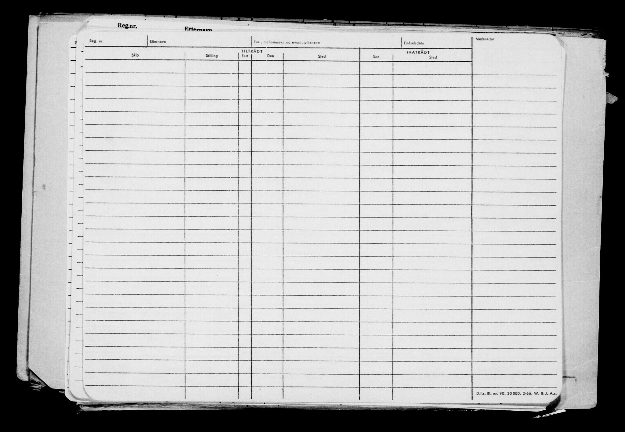 Direktoratet for sjømenn, AV/RA-S-3545/G/Gb/L0193: Hovedkort, 1921, p. 96