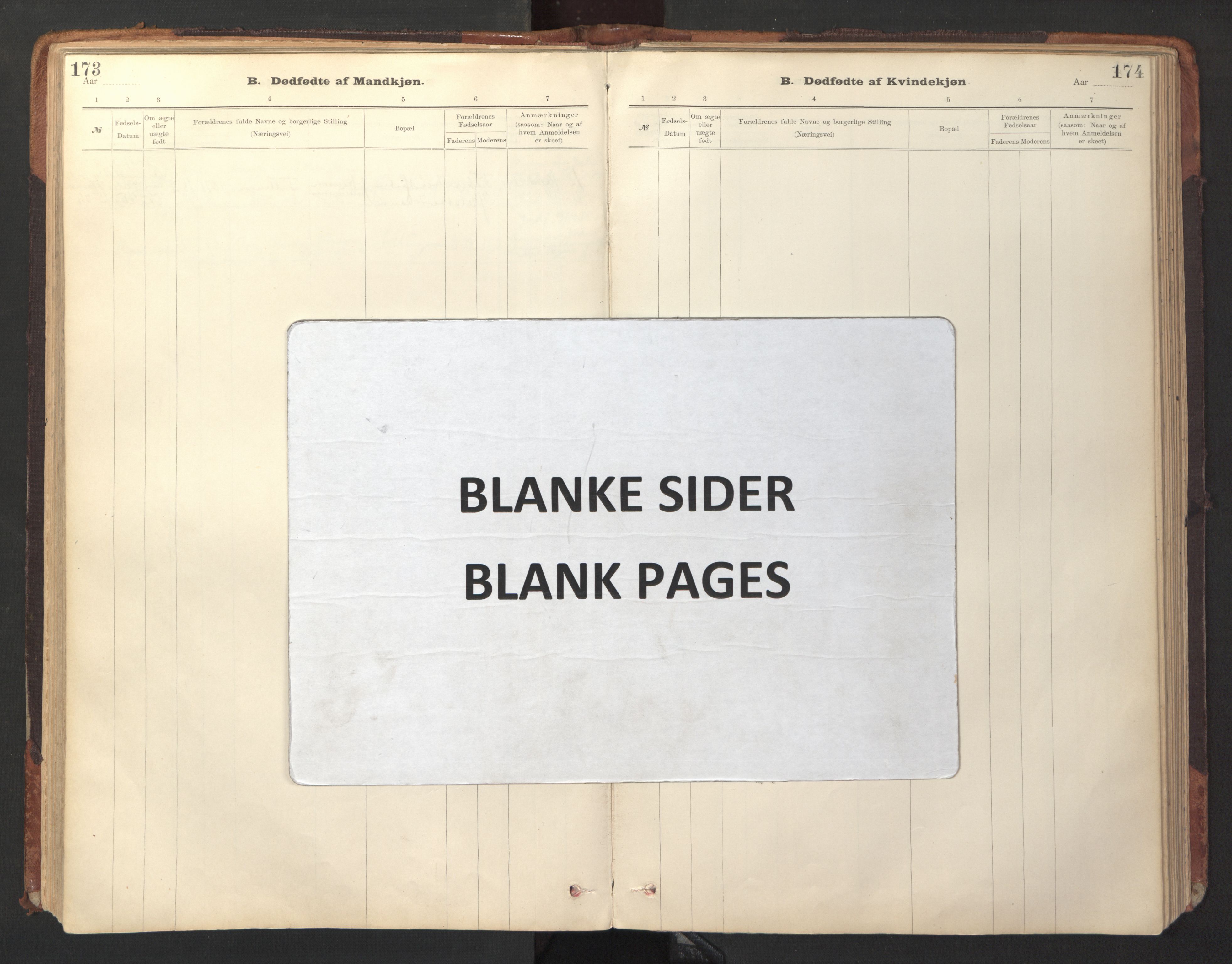 Ministerialprotokoller, klokkerbøker og fødselsregistre - Sør-Trøndelag, SAT/A-1456/641/L0596: Parish register (official) no. 641A02, 1898-1915, p. 173-174