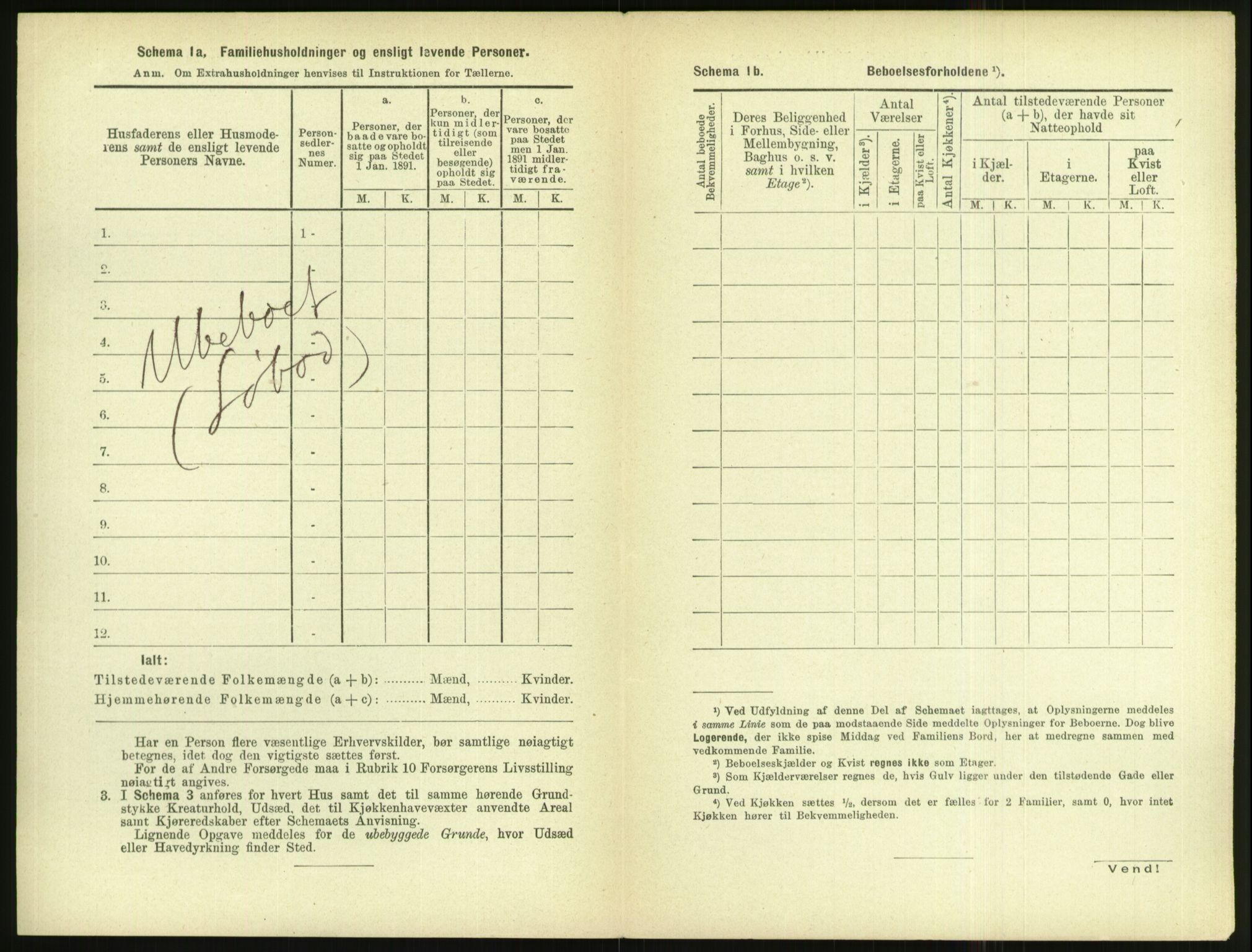 RA, 1891 census for 1004 Flekkefjord, 1891, p. 509