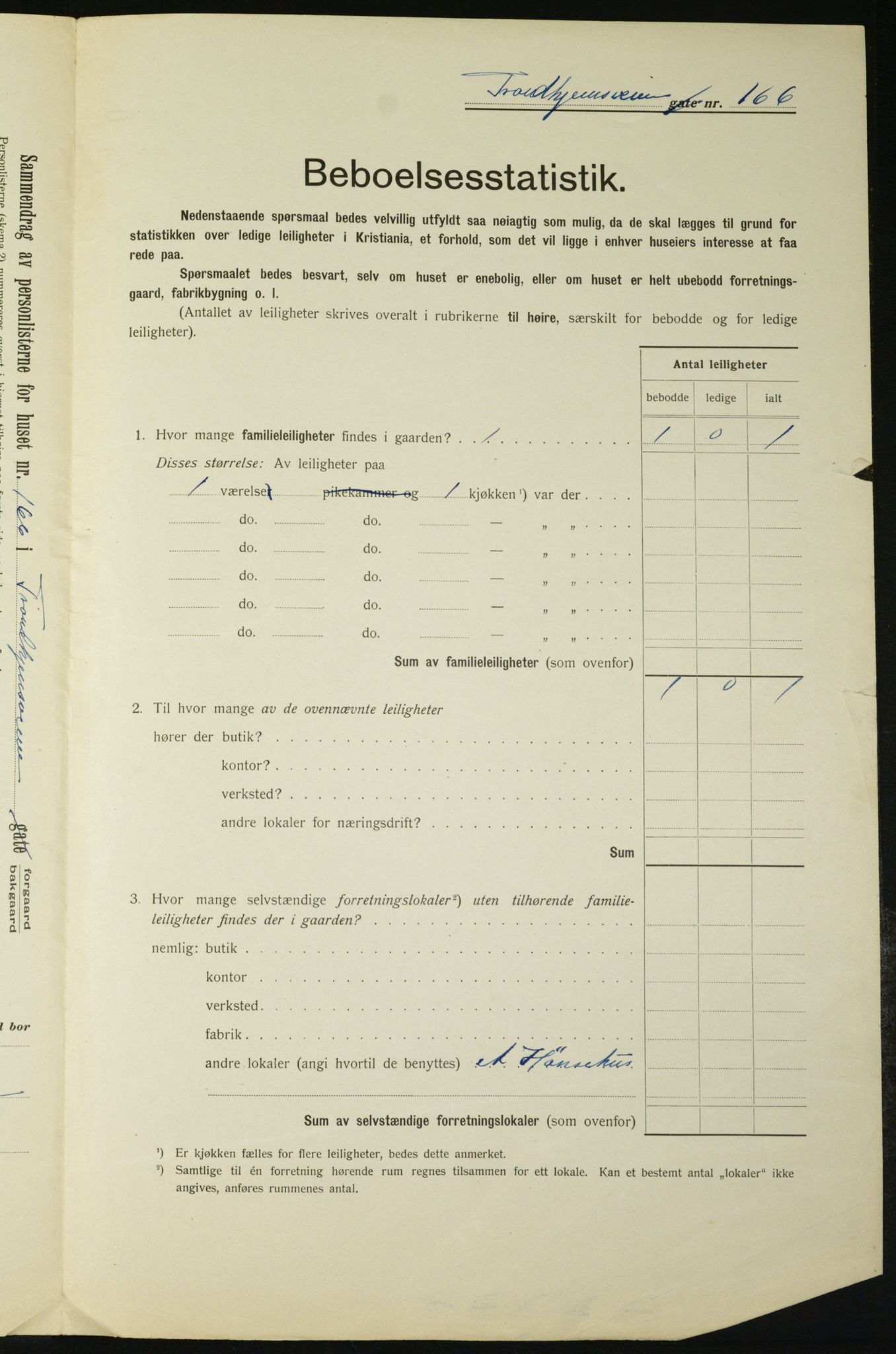 OBA, Municipal Census 1912 for Kristiania, 1912, p. 117361