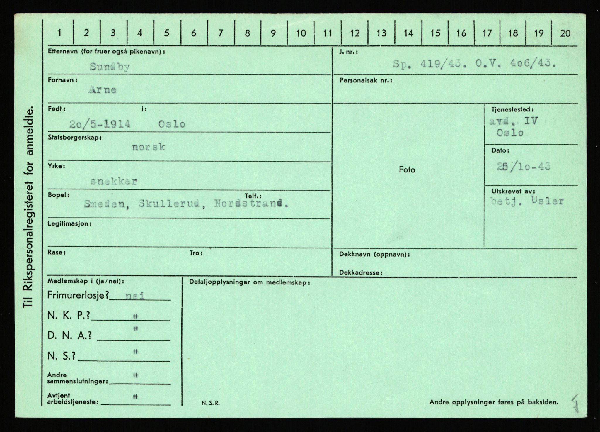 Statspolitiet - Hovedkontoret / Osloavdelingen, AV/RA-S-1329/C/Ca/L0014: Seterlien - Svartås, 1943-1945, p. 4738