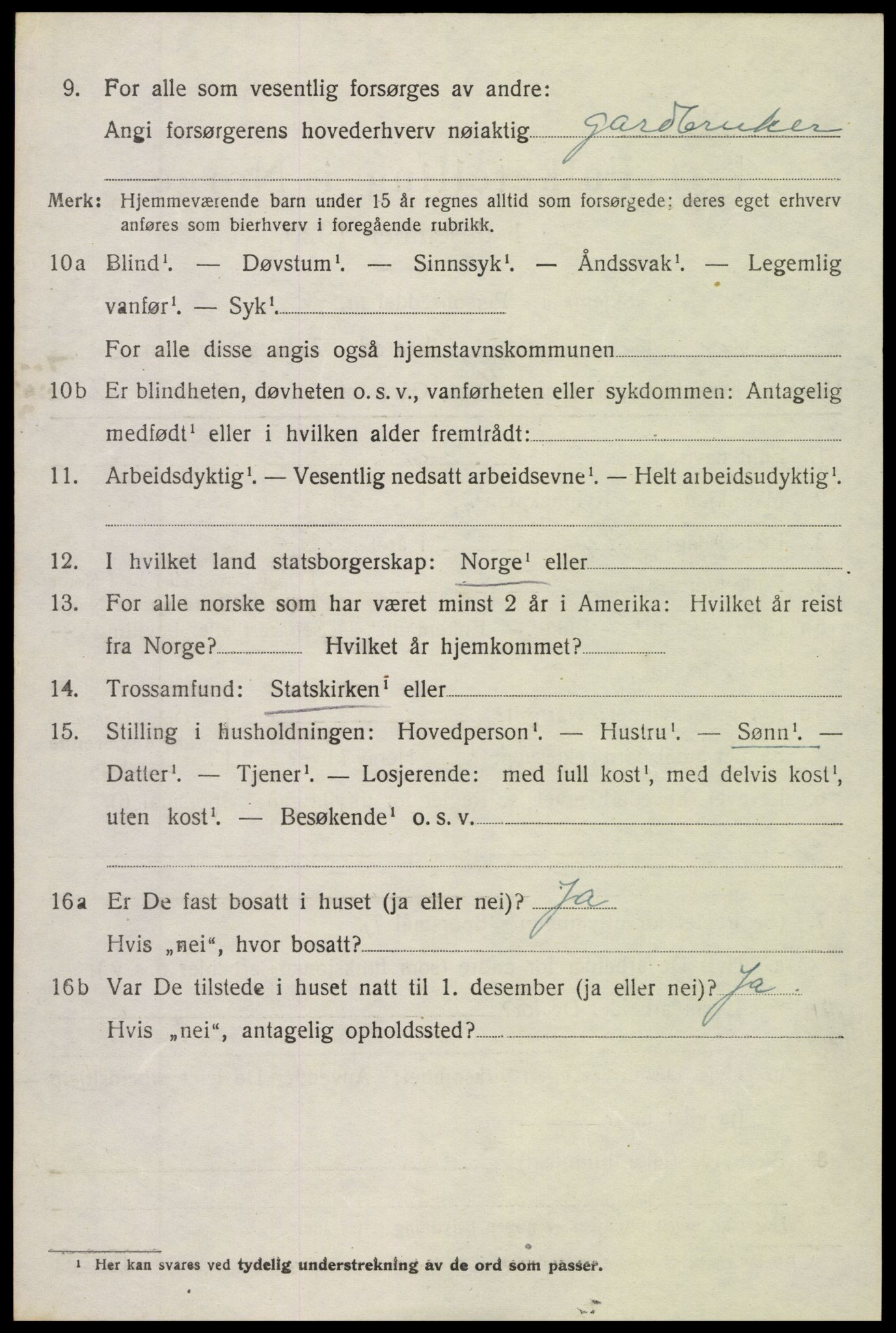 SAH, 1920 census for Sør-Aurdal, 1920, p. 8394