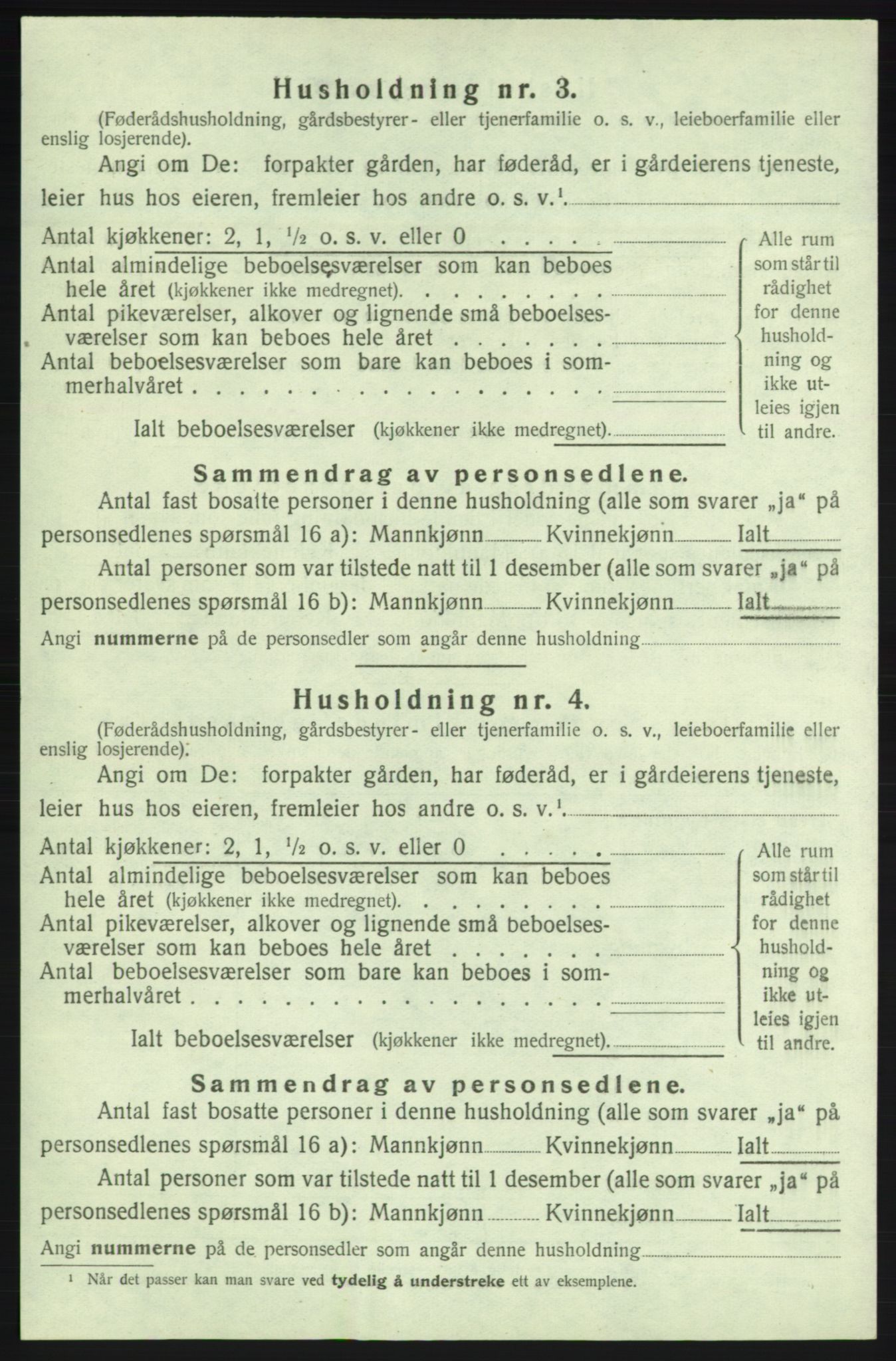 SAB, 1920 census for Kvinnherad, 1920, p. 322