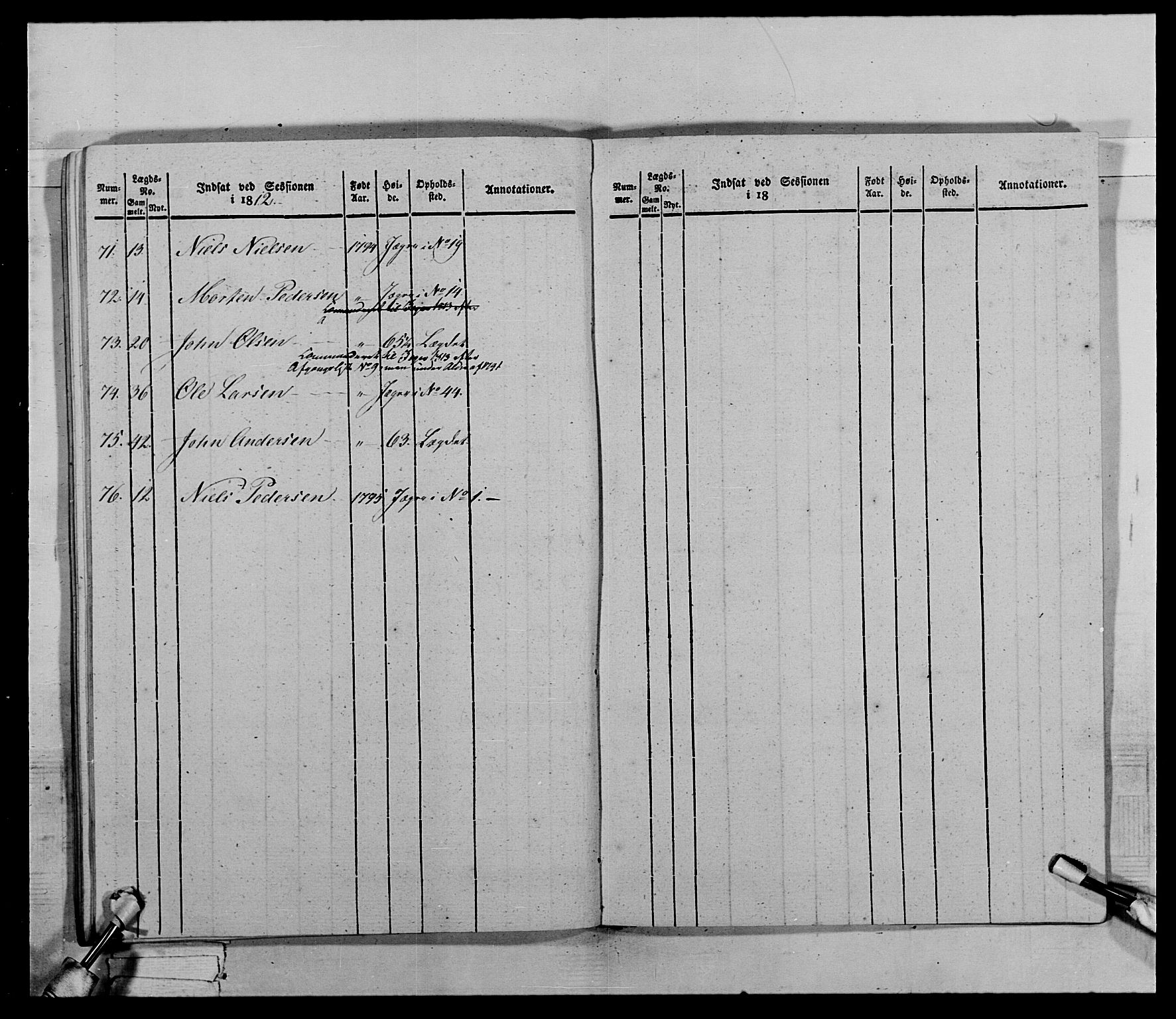 Generalitets- og kommissariatskollegiet, Det kongelige norske kommissariatskollegium, AV/RA-EA-5420/E/Eh/L0027: Skiløperkompaniene, 1812-1832, p. 619