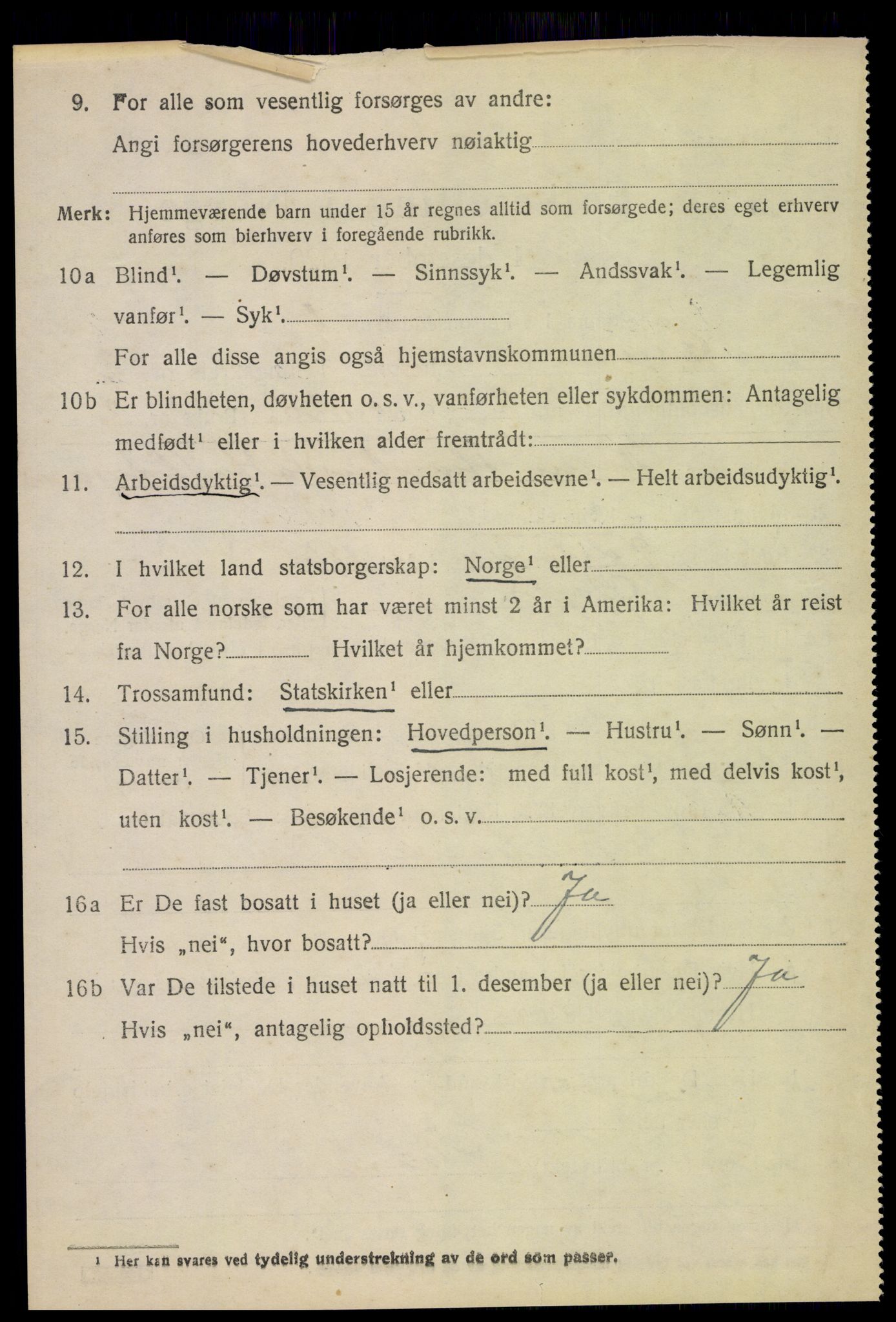 SAH, 1920 census for Øyer, 1920, p. 2144