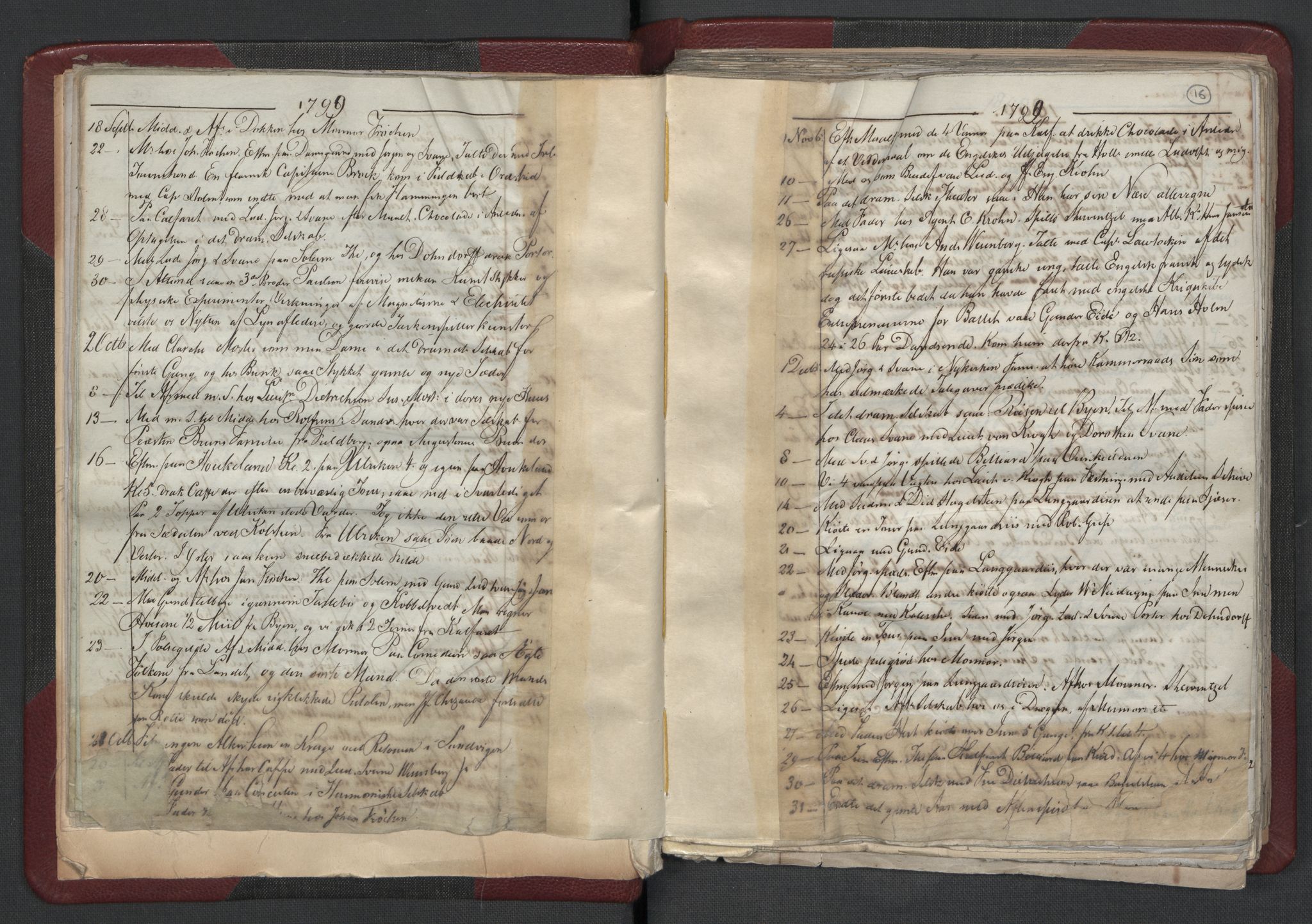 Meltzer, Fredrik, AV/RA-PA-0028/F/L0001: Dagbok for årene 1796-1808, 1811, 1817, 1796-1817, p. 15b-16a