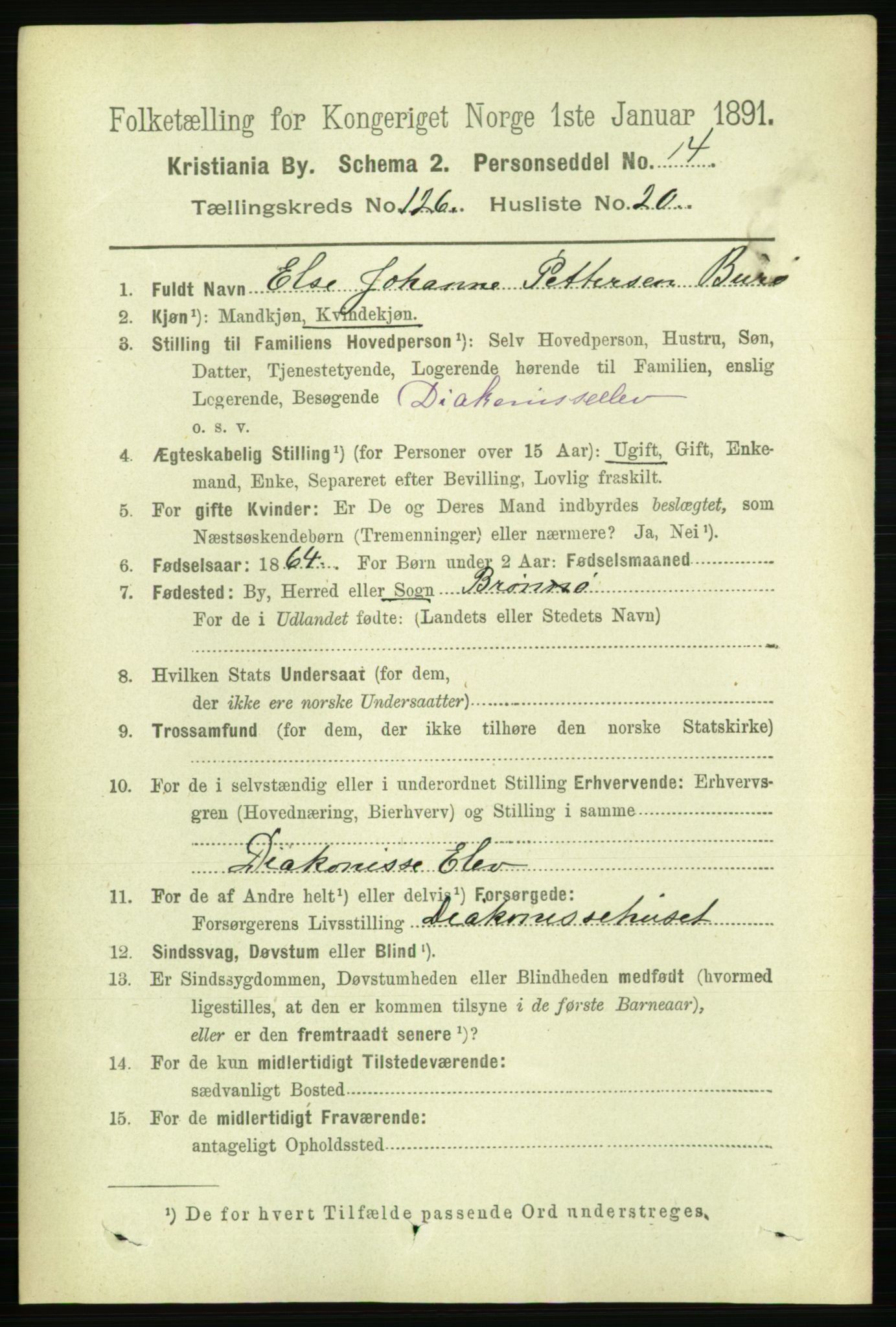 RA, 1891 census for 0301 Kristiania, 1891, p. 67710