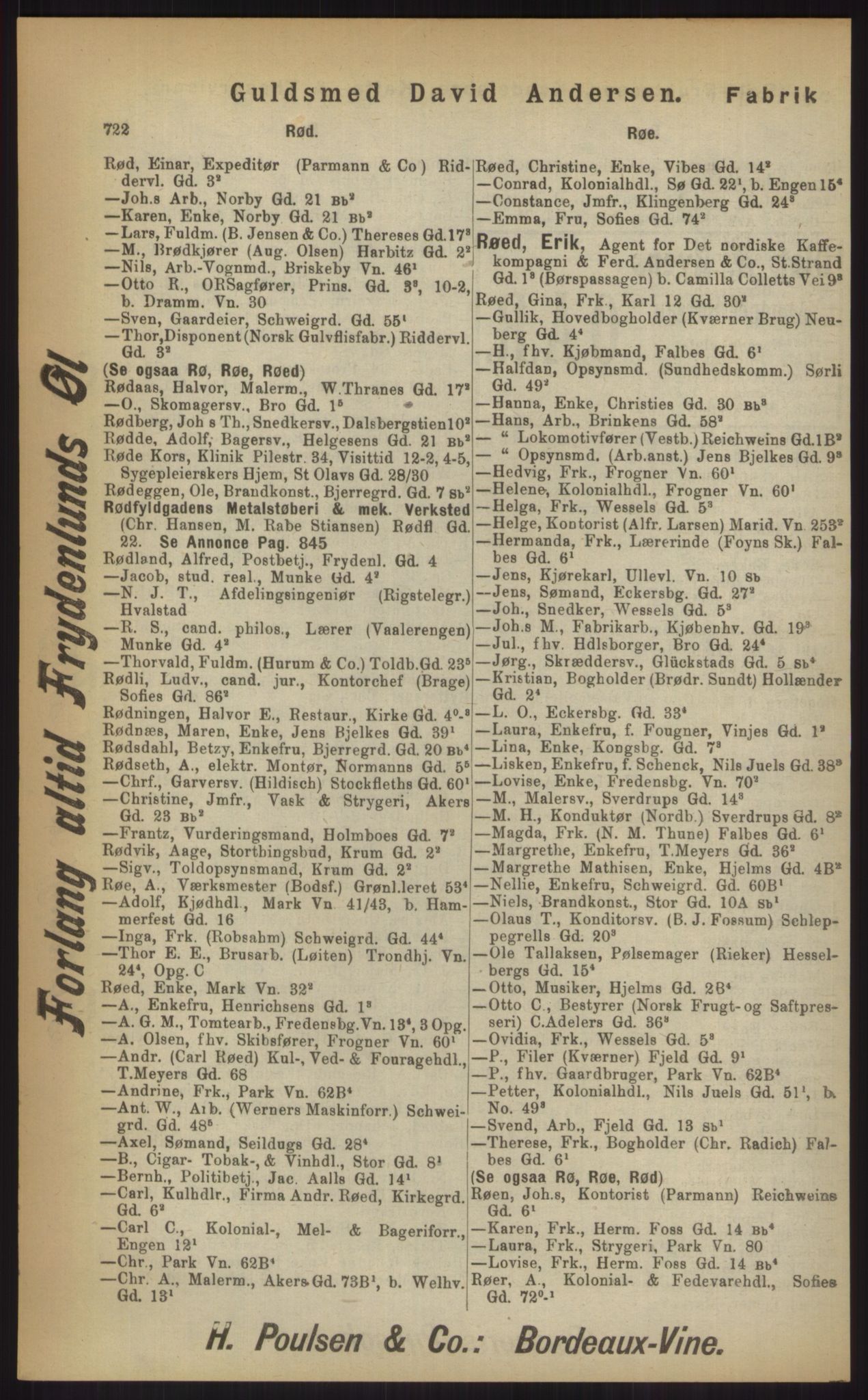 Kristiania/Oslo adressebok, PUBL/-, 1903, p. 722