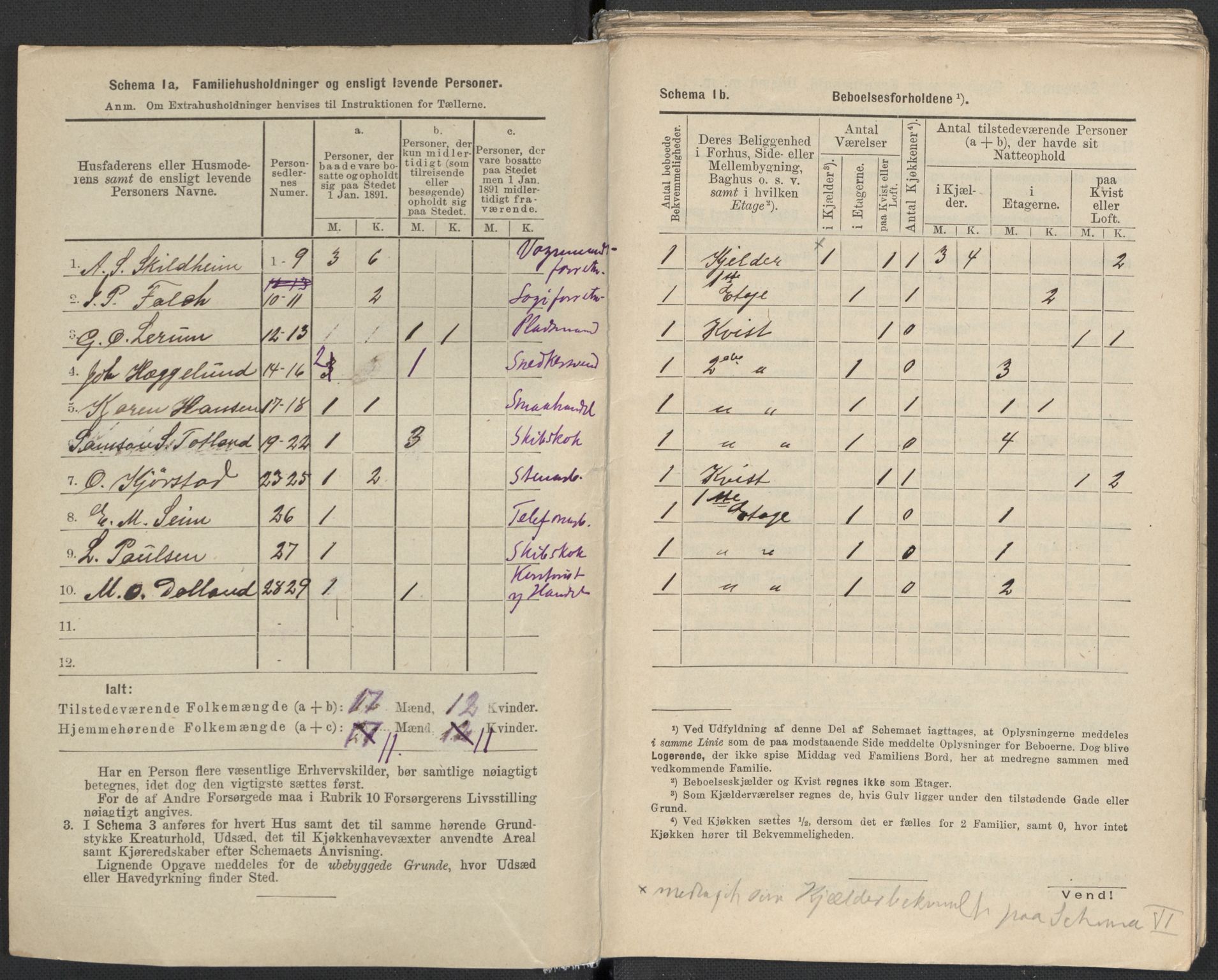 RA, 1891 Census for 1301 Bergen, 1891, p. 4287