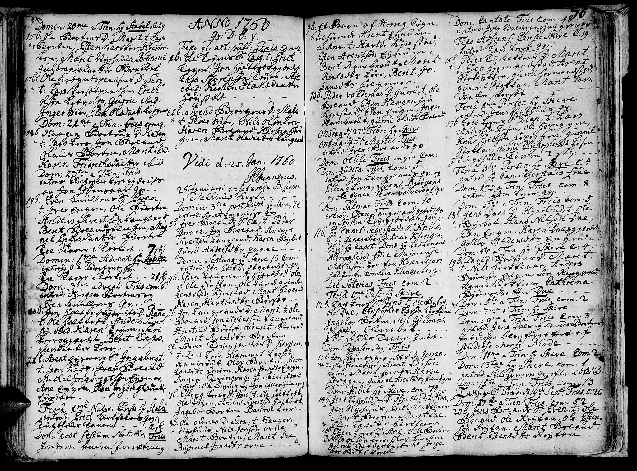 Ministerialprotokoller, klokkerbøker og fødselsregistre - Sør-Trøndelag, SAT/A-1456/691/L1058: Parish register (official) no. 691A01 /2, 1740-1767, p. 76