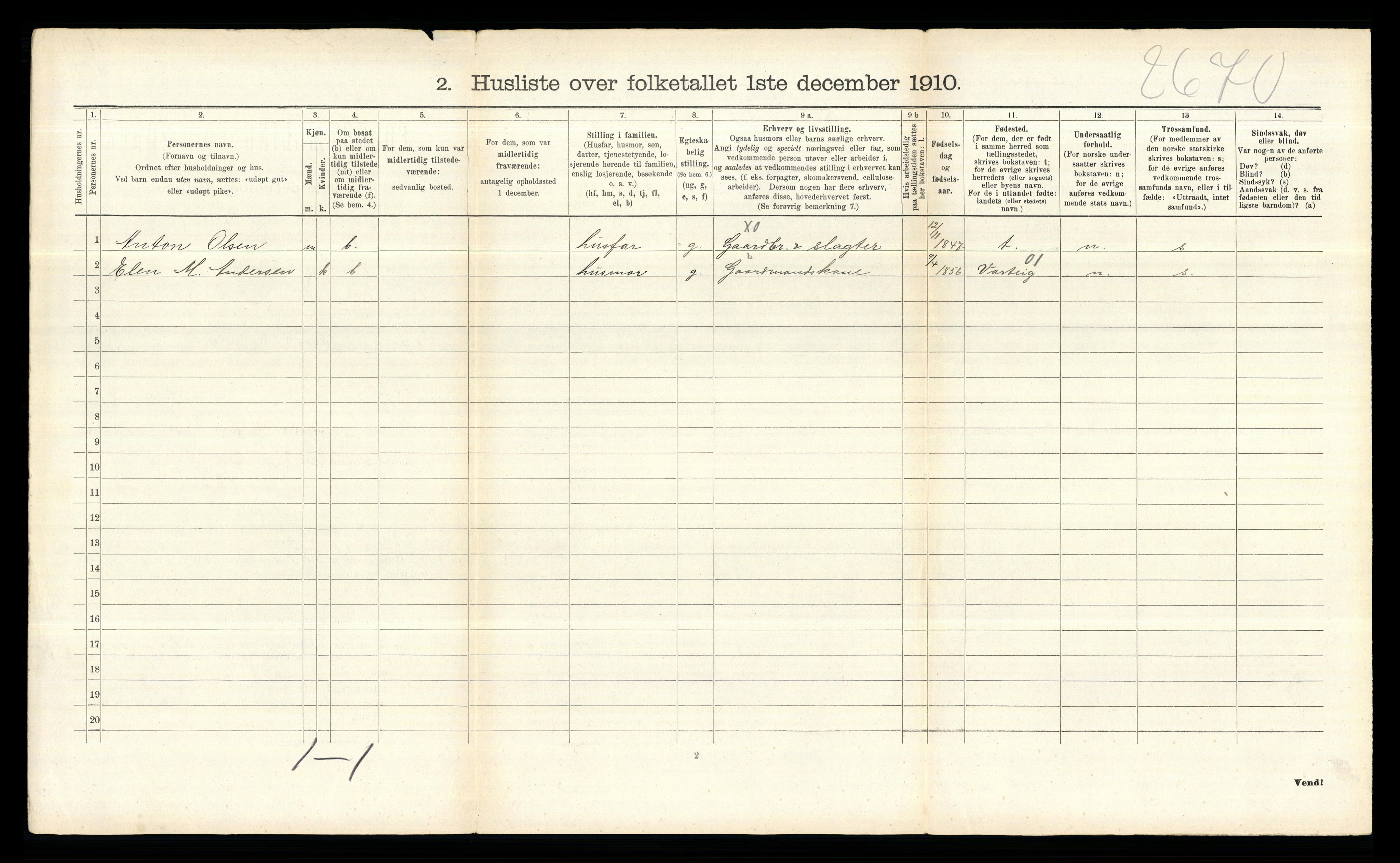 RA, 1910 census for Rakkestad, 1910, p. 1660