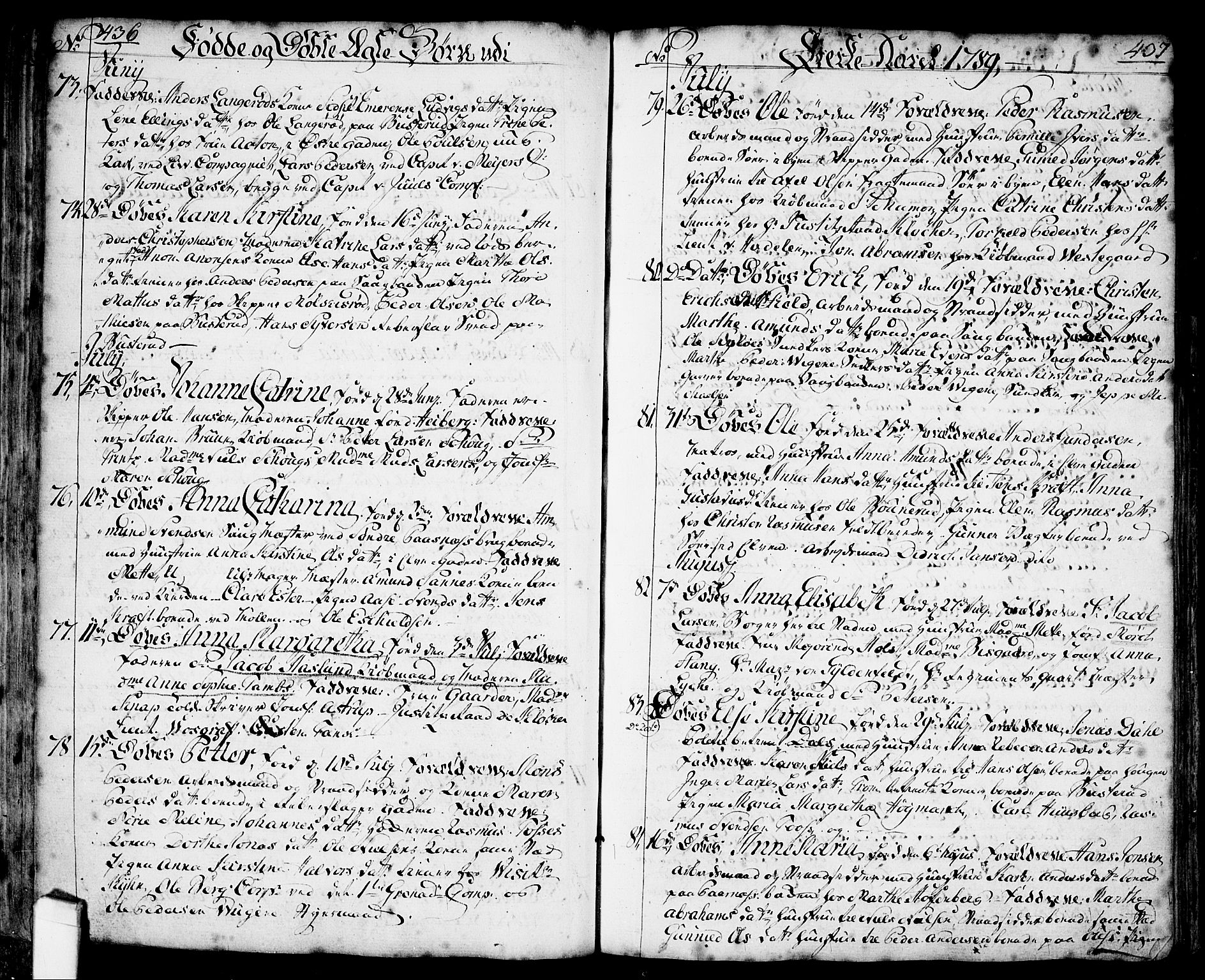 Halden prestekontor Kirkebøker, SAO/A-10909/F/Fa/L0001: Parish register (official) no. I 1, 1758-1791, p. 436-437