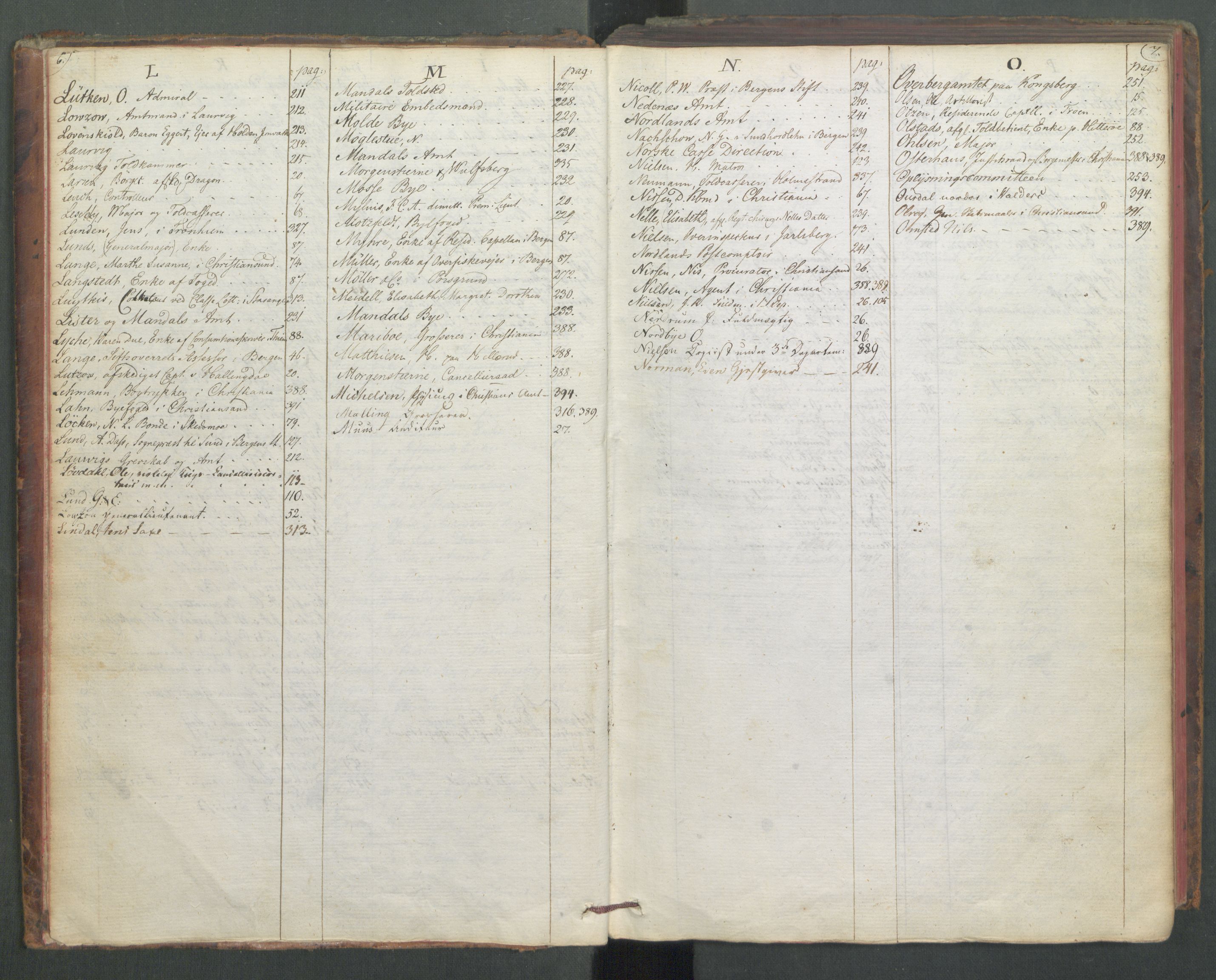 Departementene i 1814, RA/S-3899/Fa/L0009: 1. byrå - Fellesregister til journalene A og B, 1814, p. 6-7
