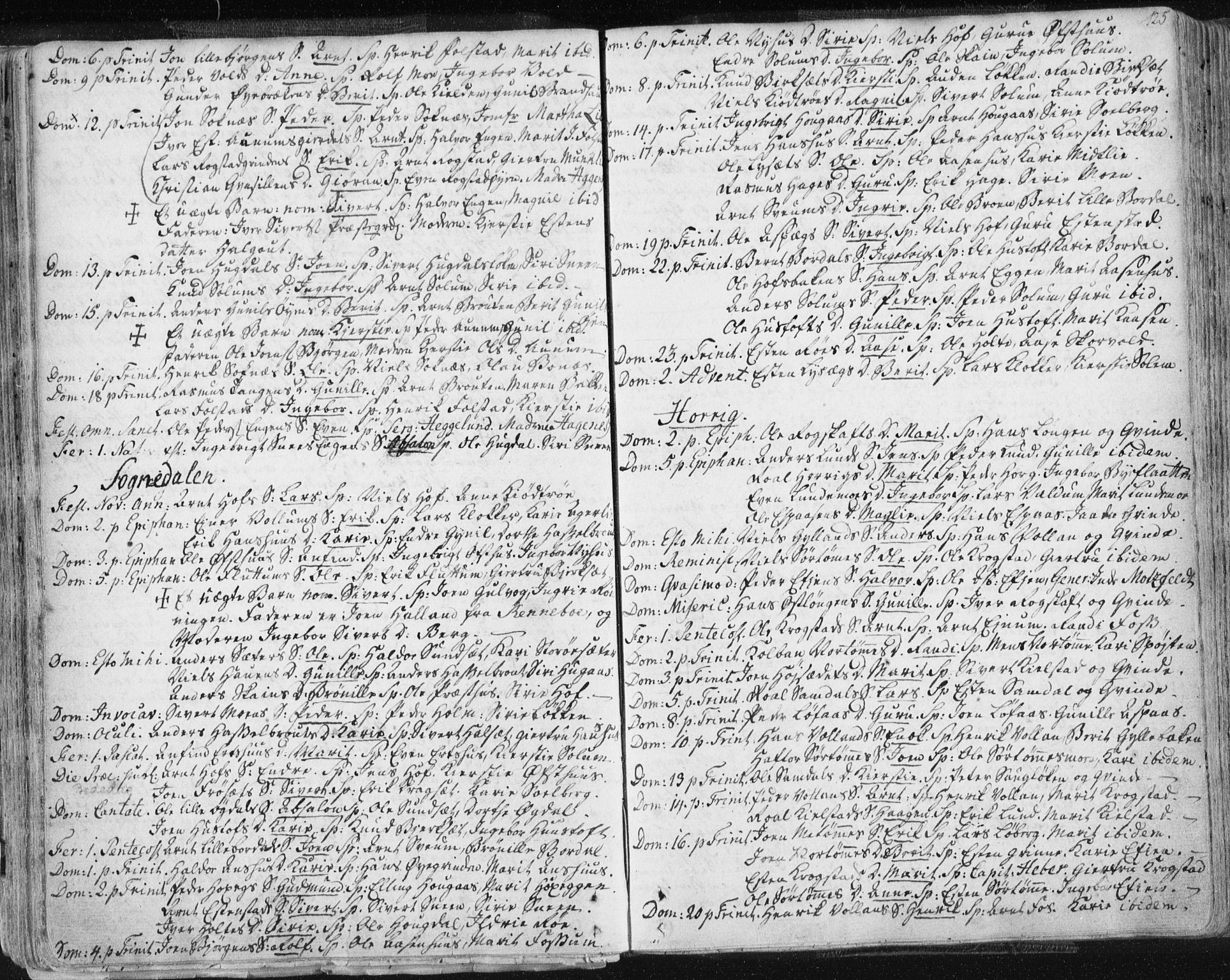 Ministerialprotokoller, klokkerbøker og fødselsregistre - Sør-Trøndelag, SAT/A-1456/687/L0991: Parish register (official) no. 687A02, 1747-1790, p. 125