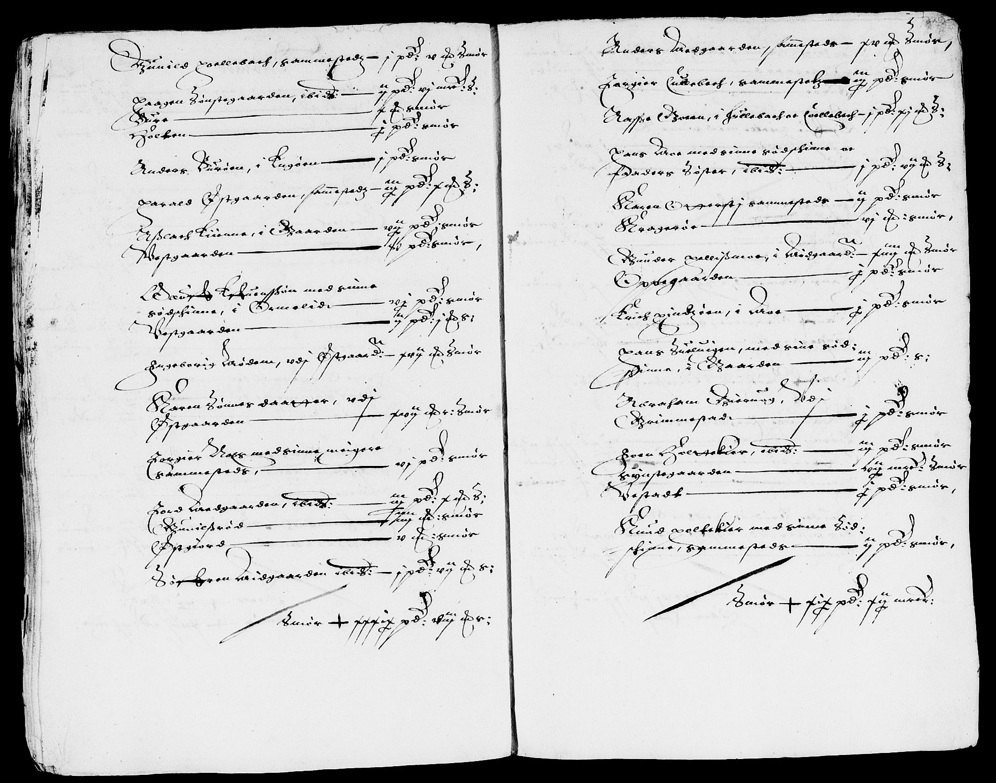 Rentekammeret inntil 1814, Reviderte regnskaper, Lensregnskaper, AV/RA-EA-5023/R/Rb/Rbl/L0009: Brunla len, 1643-1647