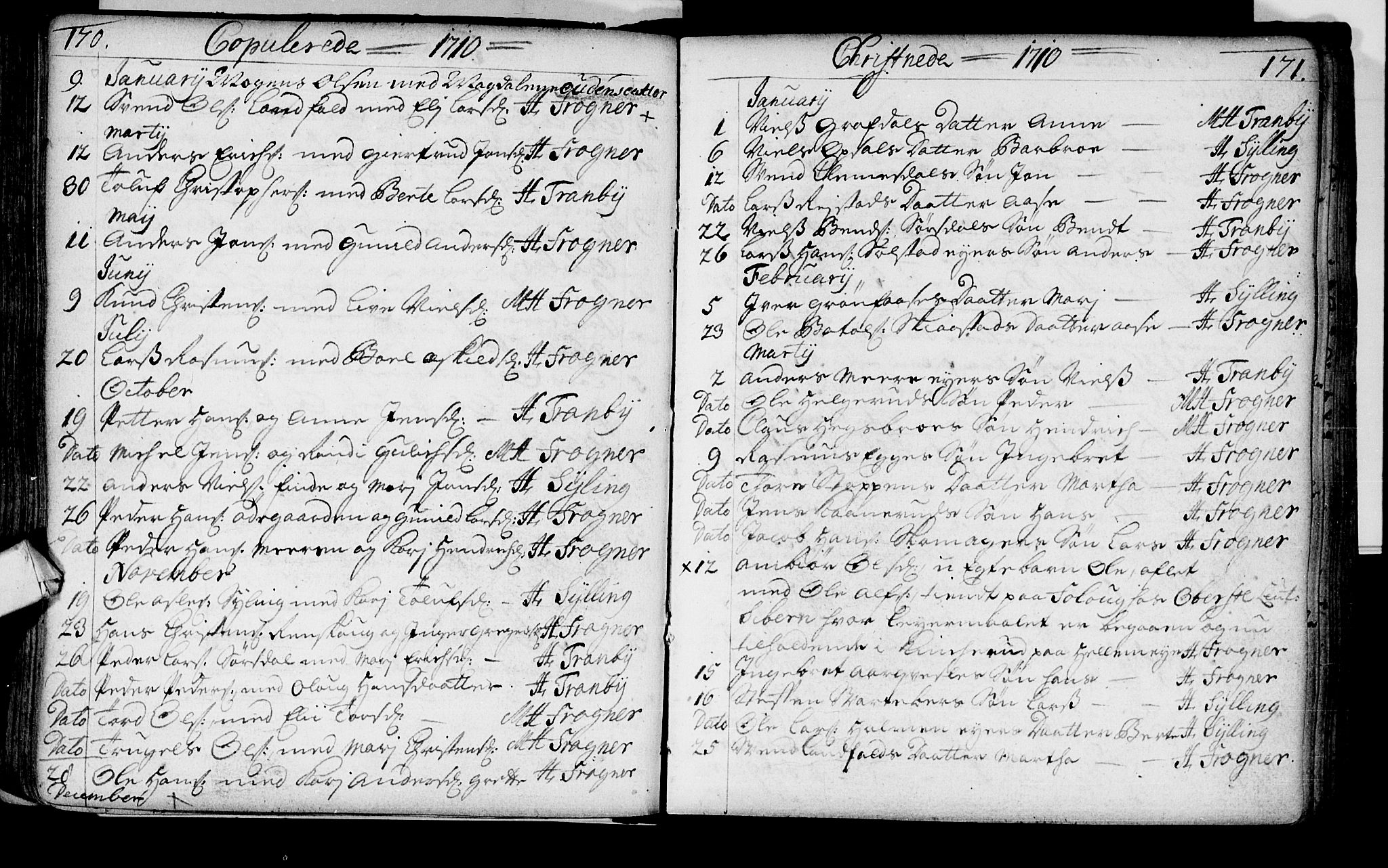 Lier kirkebøker, SAKO/A-230/F/Fa/L0002: Parish register (official) no. I 2, 1701-1726, p. 170-171