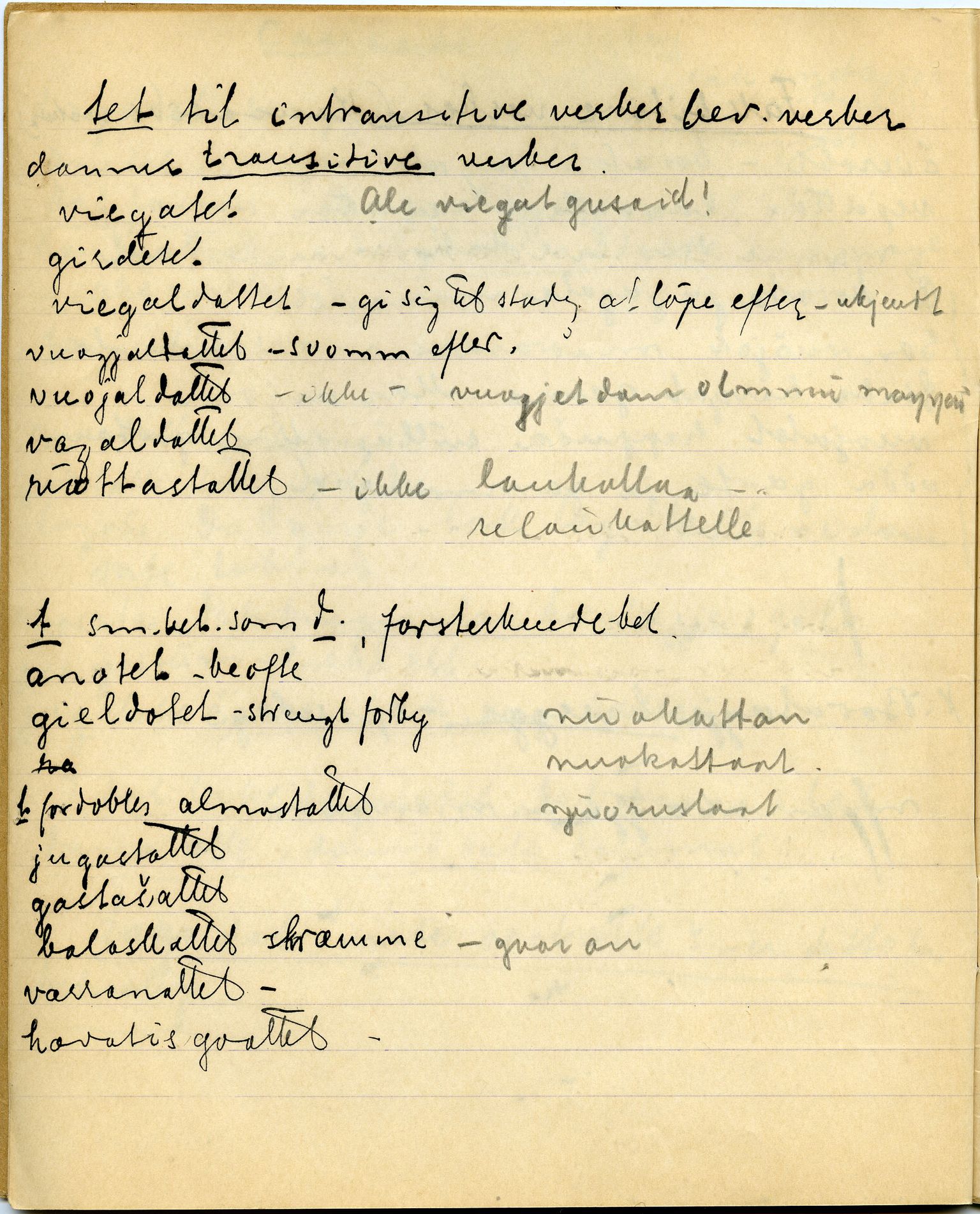 Johan Beronkas testamentariske gave, FMFB/A-1098/G/L0020: Notatbok om Nesseby–lappisk / Nesseby-dialekten (5 stykker), p. 7