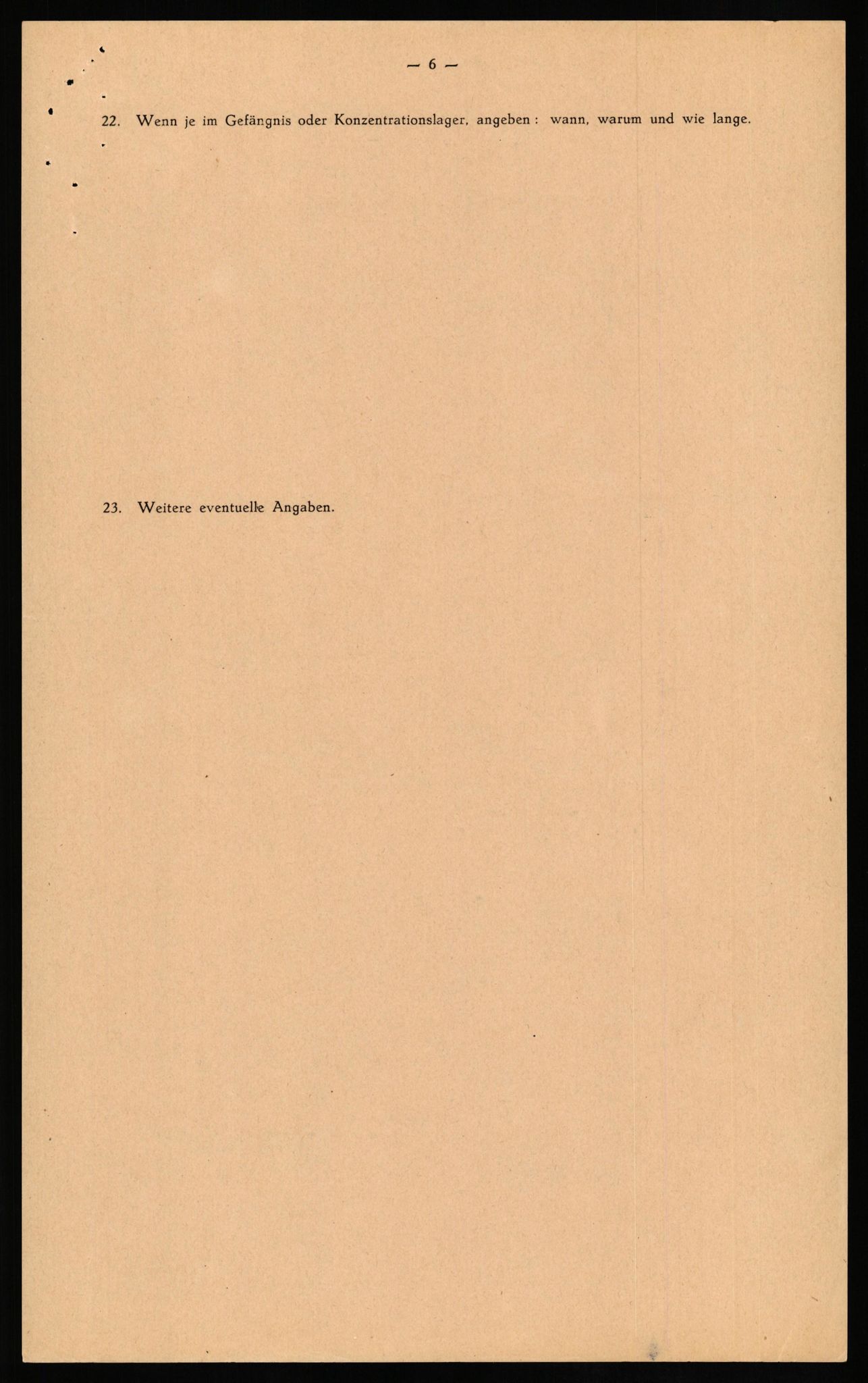 Forsvaret, Forsvarets overkommando II, AV/RA-RAFA-3915/D/Db/L0018: CI Questionaires. Tyske okkupasjonsstyrker i Norge. Tyskere., 1945-1946, p. 16