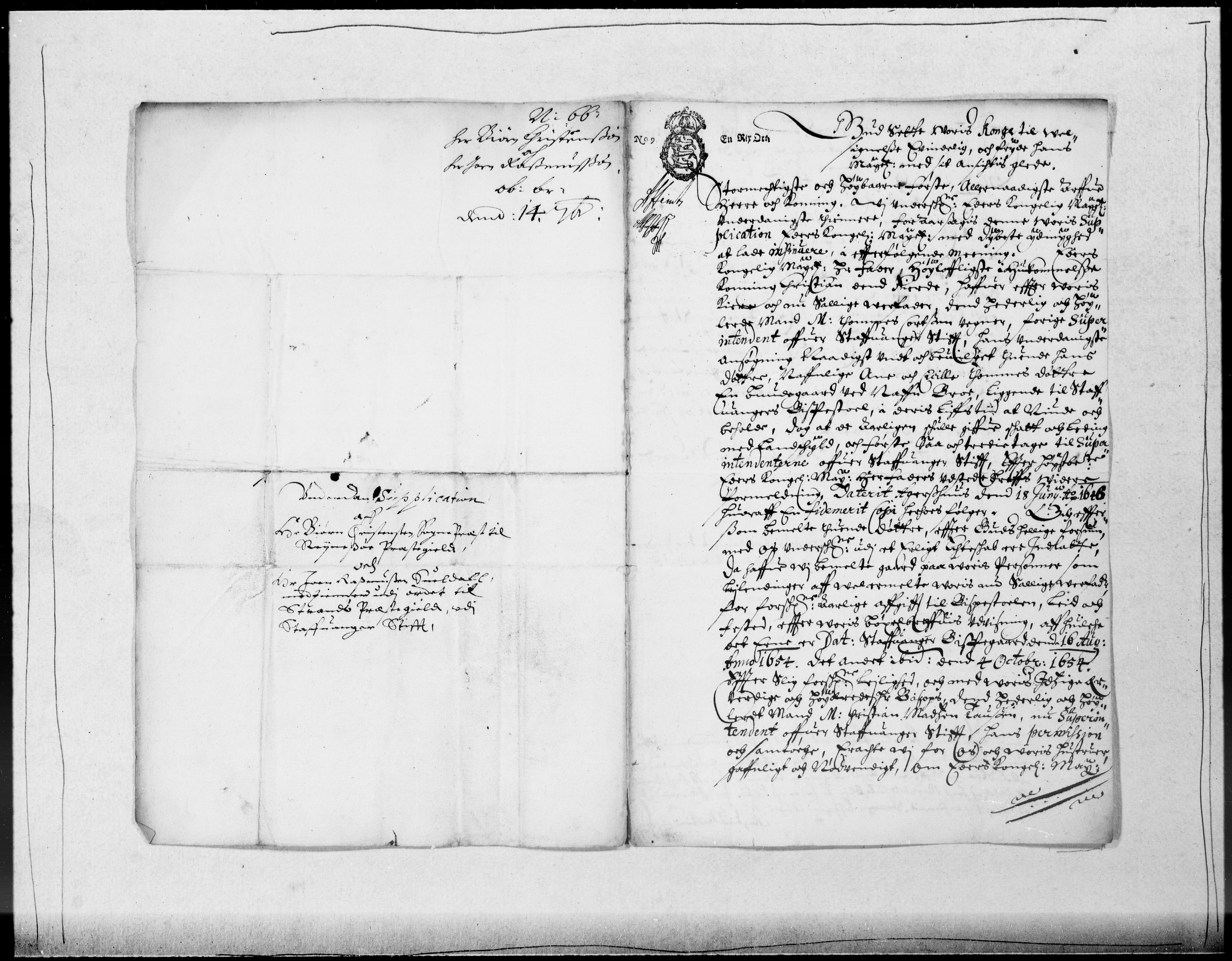 Danske Kanselli 1572-1799, RA/EA-3023/F/Fc/Fcc/Fcca/L0026: Norske innlegg 1572-1799, 1666-1667, p. 309