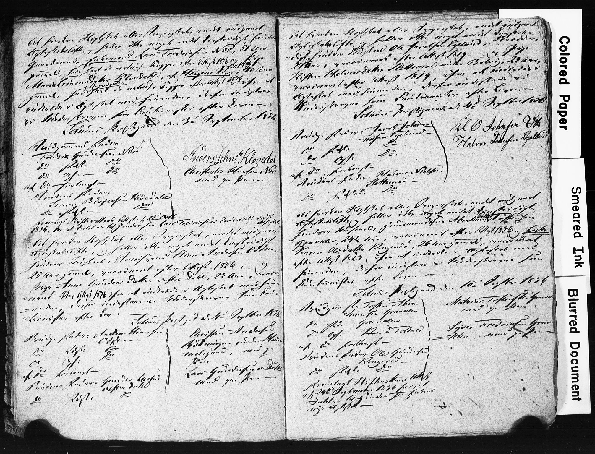 Solum kirkebøker, AV/SAKO-A-306/H/Hc/L0001: Best man's statements no. 1, 1834-1843
